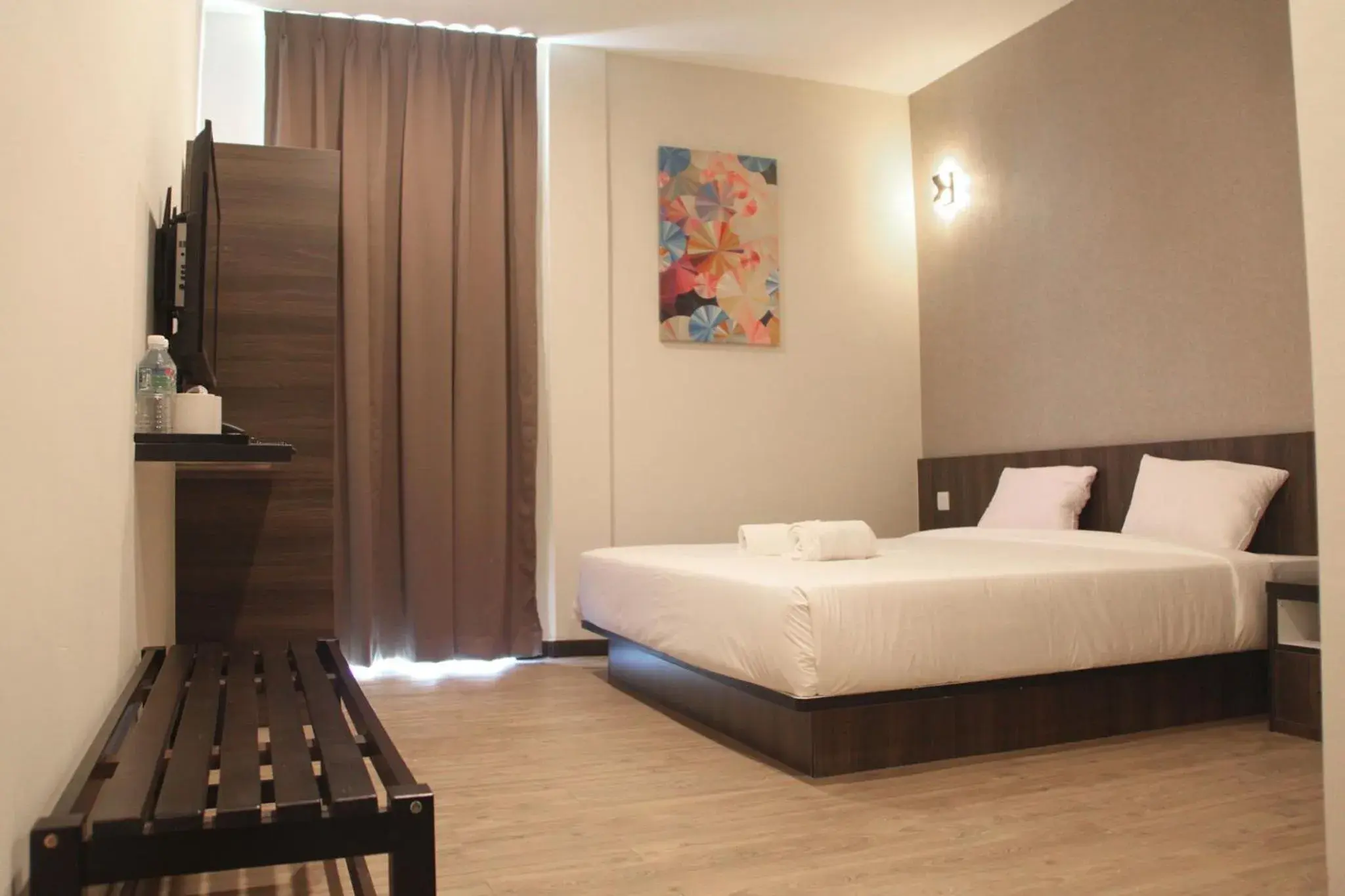 Bed in Gergasi Inn Bed in Gergasi Inn