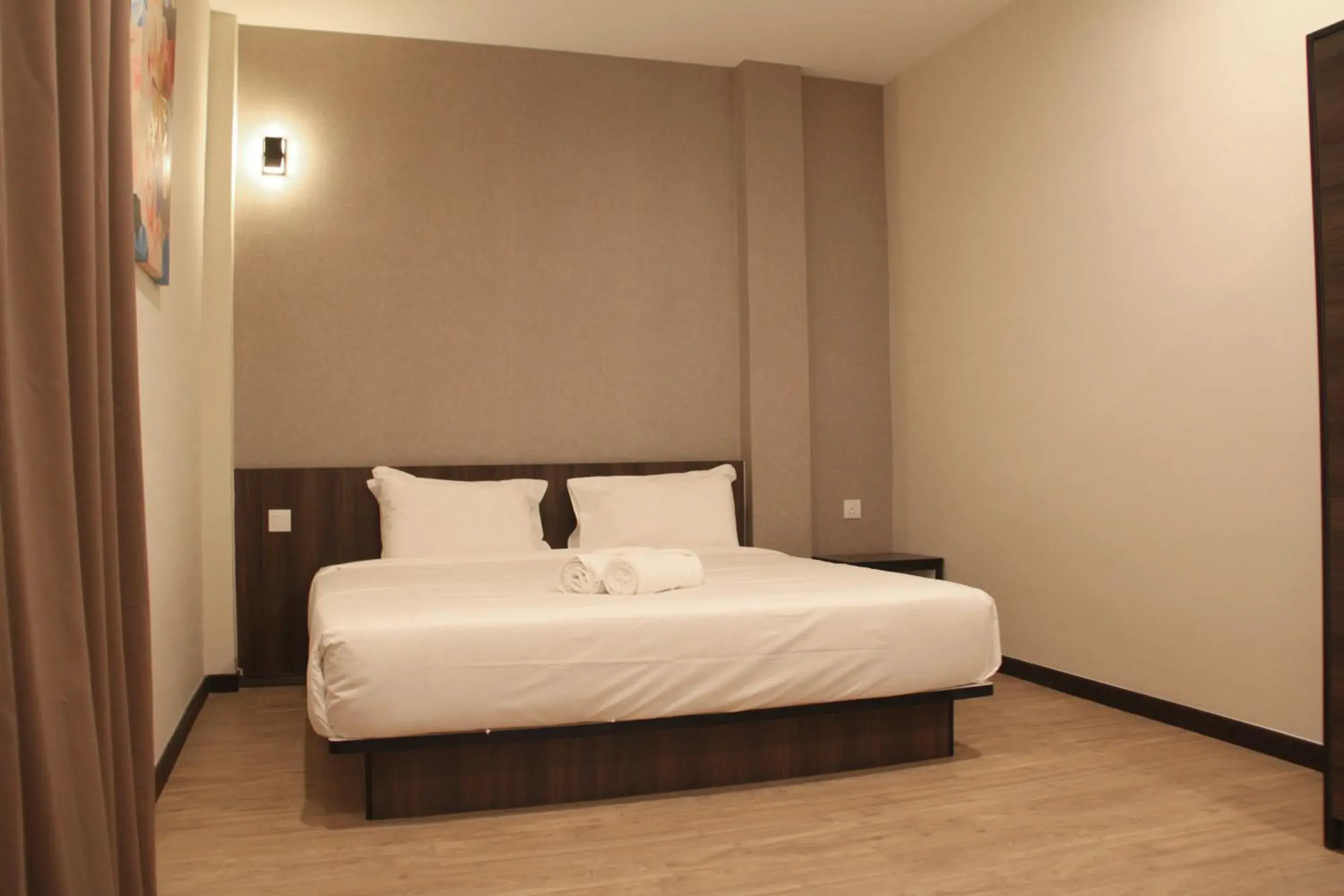 Bed in Gergasi Inn Bed in Gergasi Inn