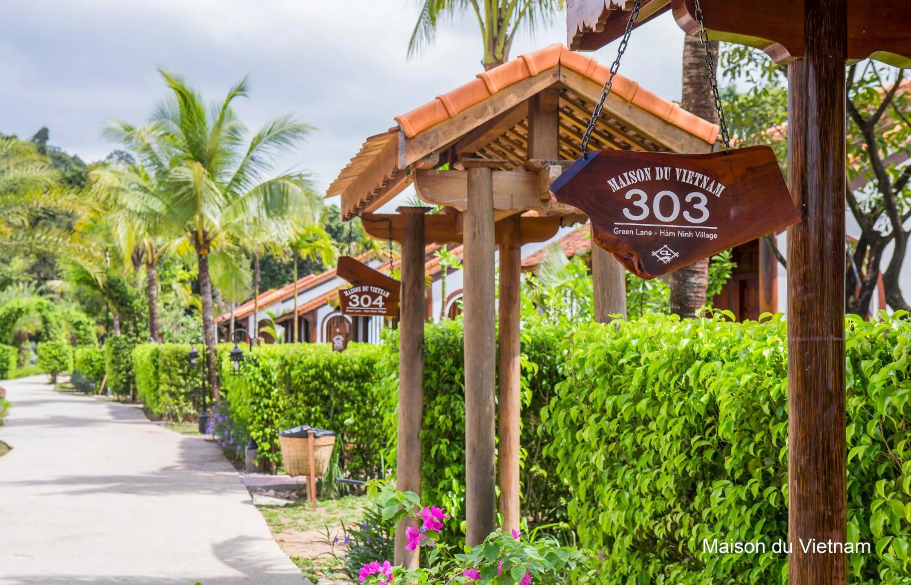 Garden in Maison Du VietNam Resort & Spa
