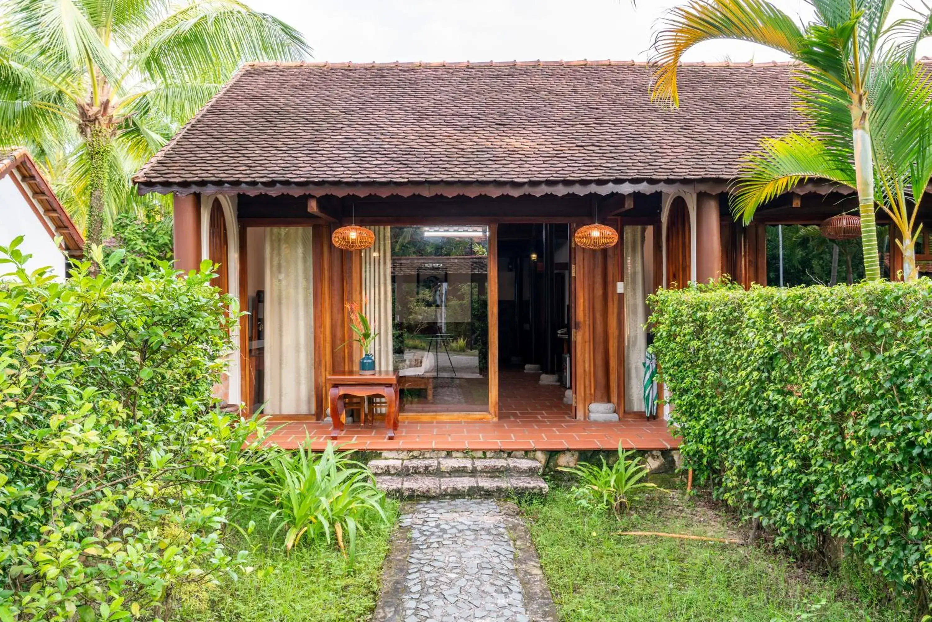 Bedroom in Maison Du VietNam Resort & Spa Bedroom in Maison Du VietNam Resort & Spa