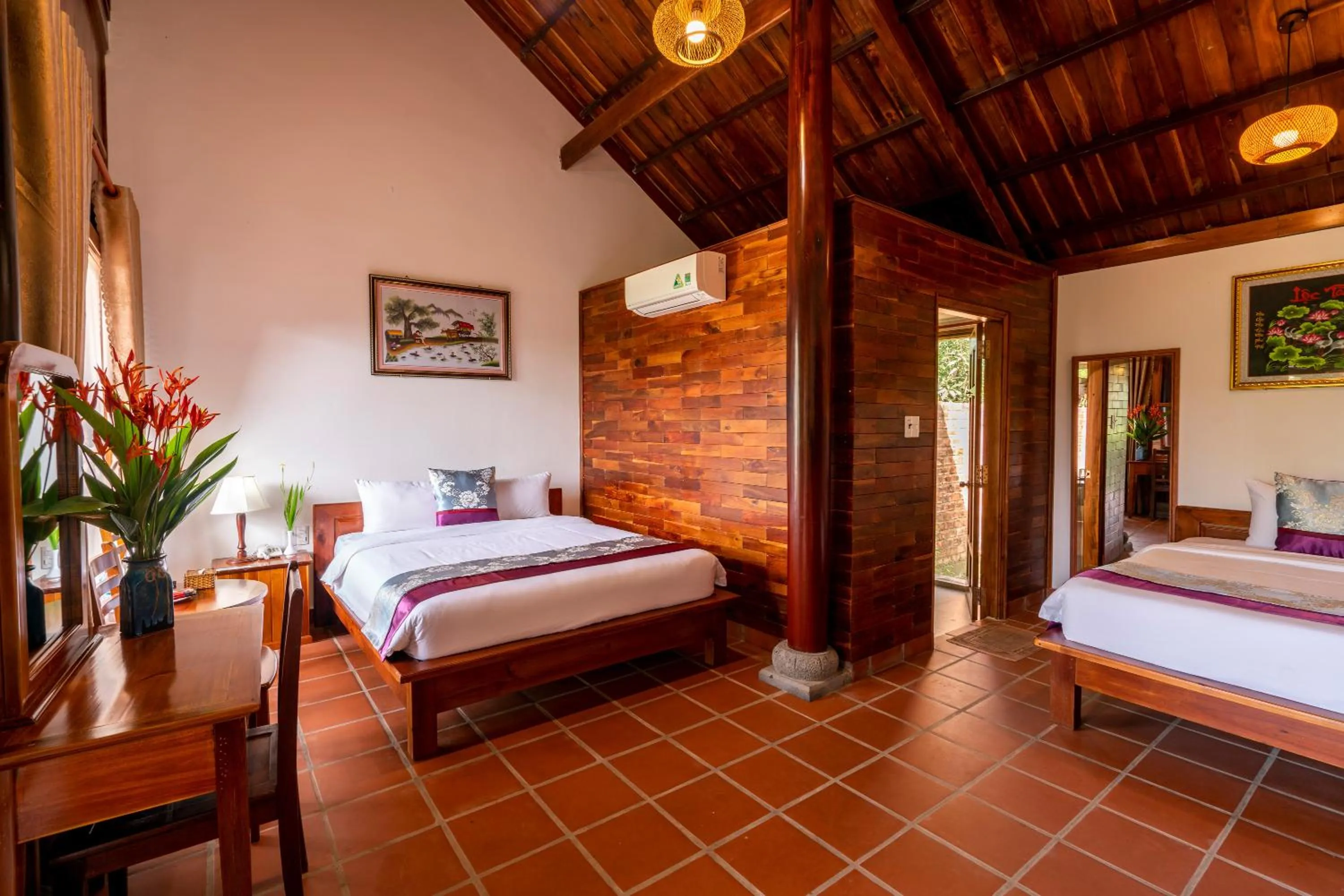 Bedroom, Bed in Maison Du VietNam Resort & Spa