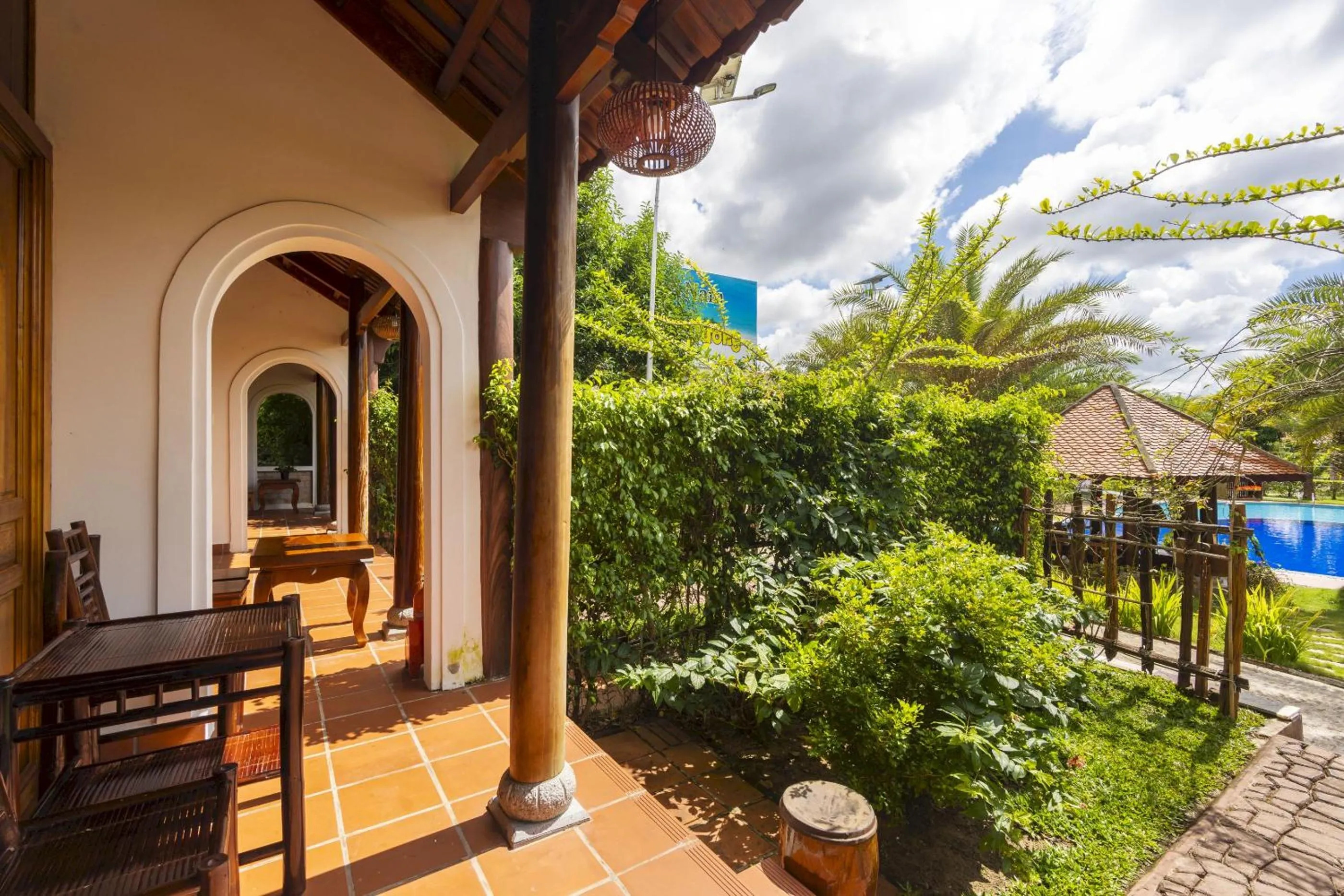 Balcony/Terrace in Maison Du VietNam Resort & Spa