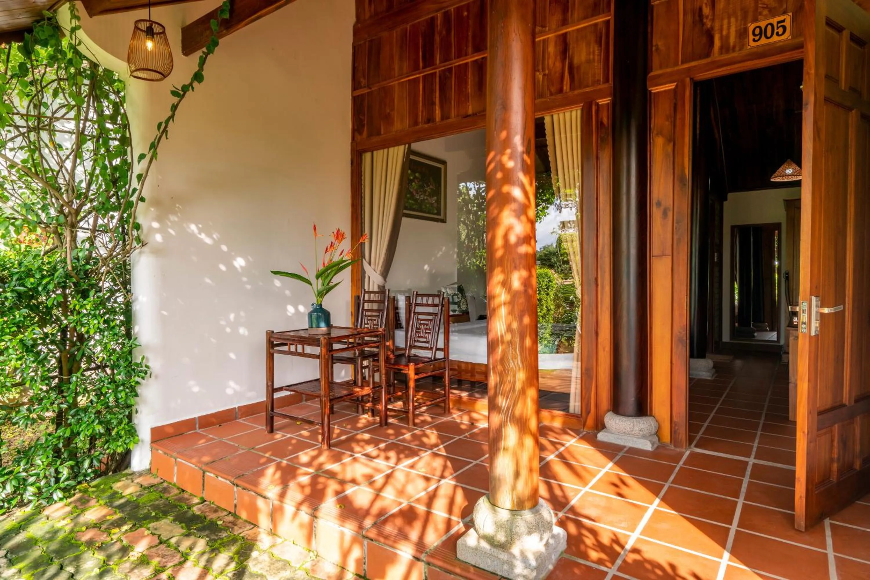 Bedroom in Maison Du VietNam Resort & Spa