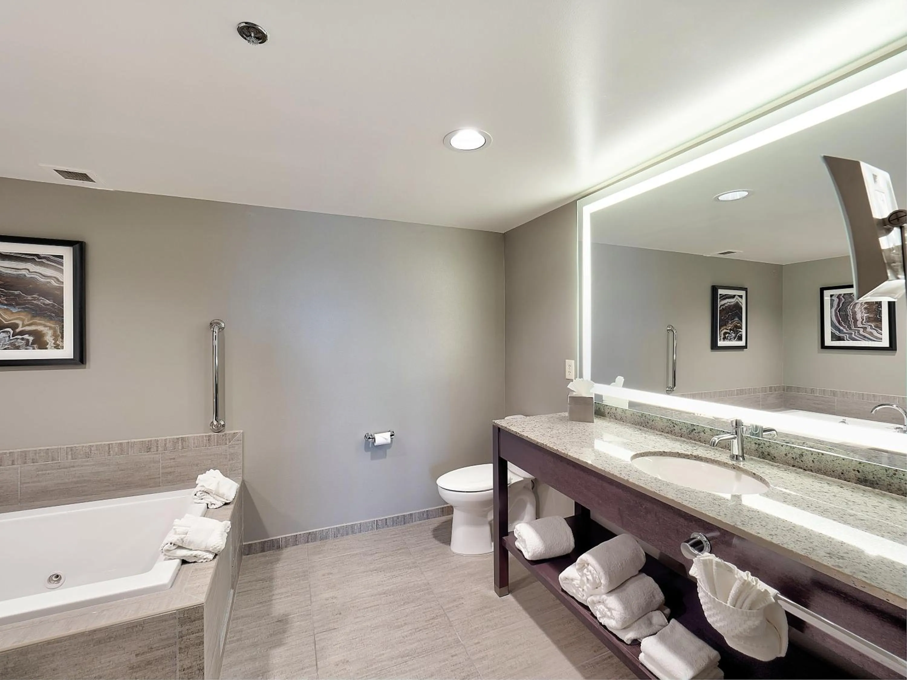 Bathroom in DoubleTree by Hilton Bloomington