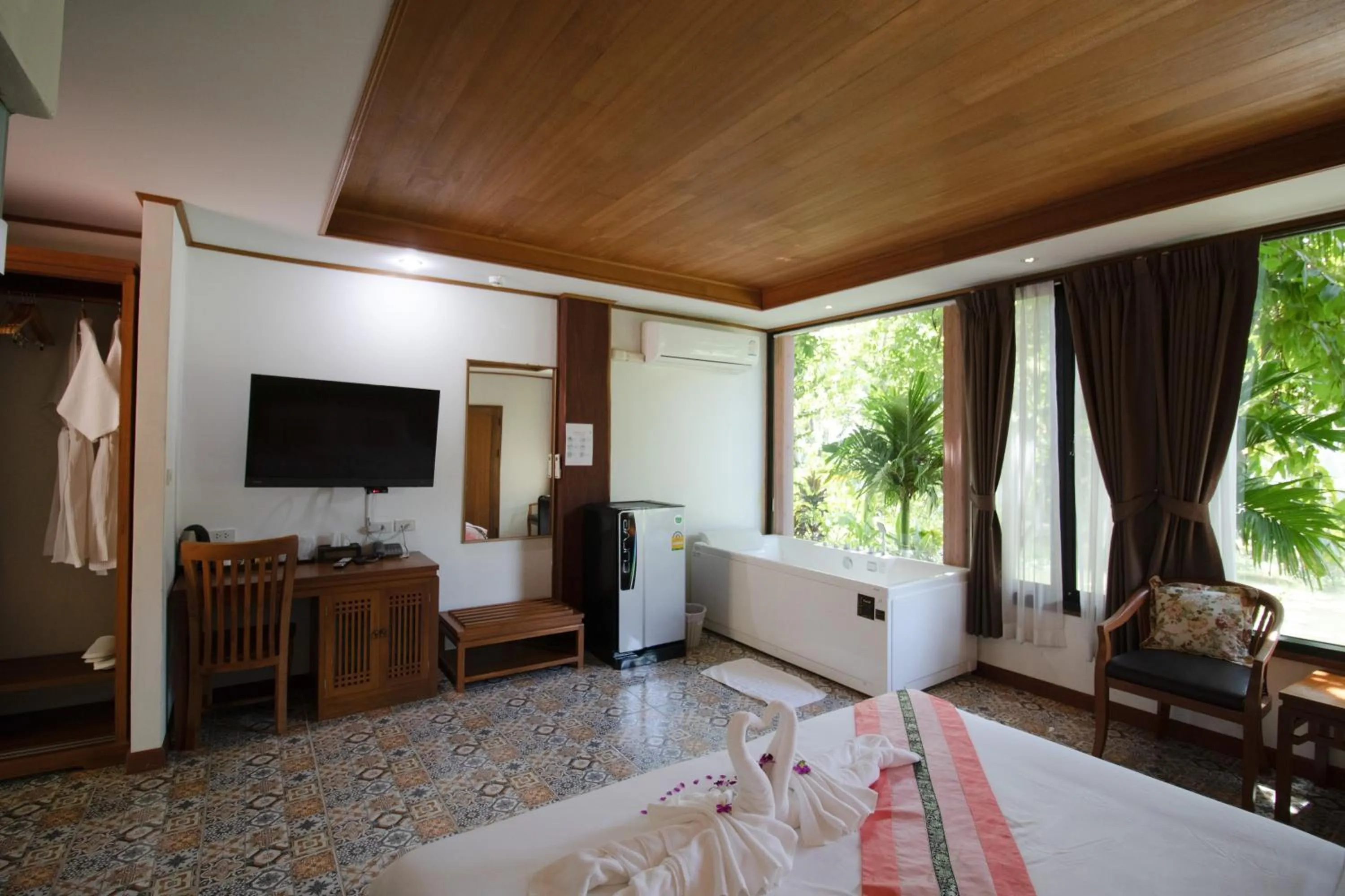 Bedroom in Royal Train Garden Resort