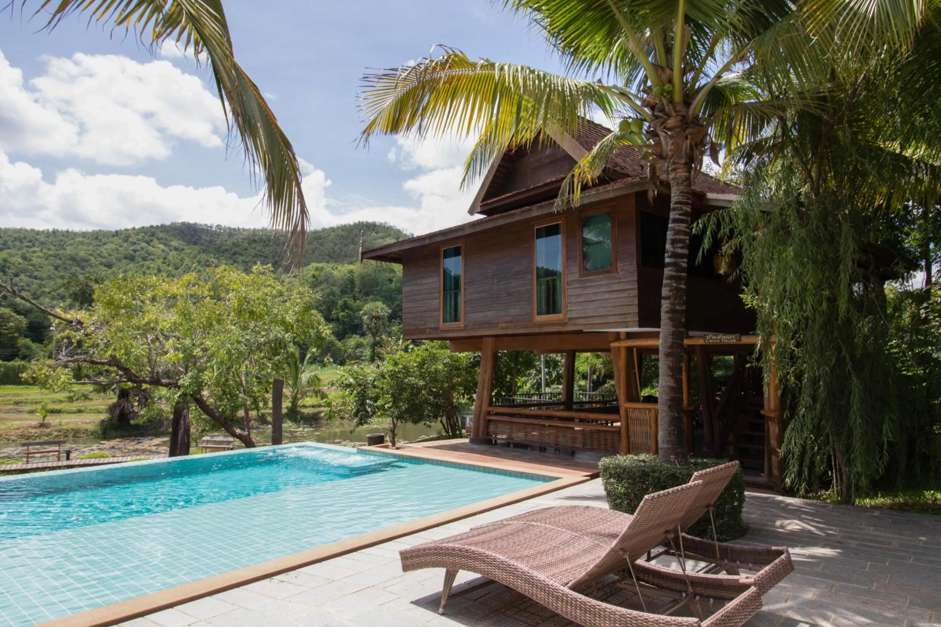 Property building in Royal Train Garden Resort