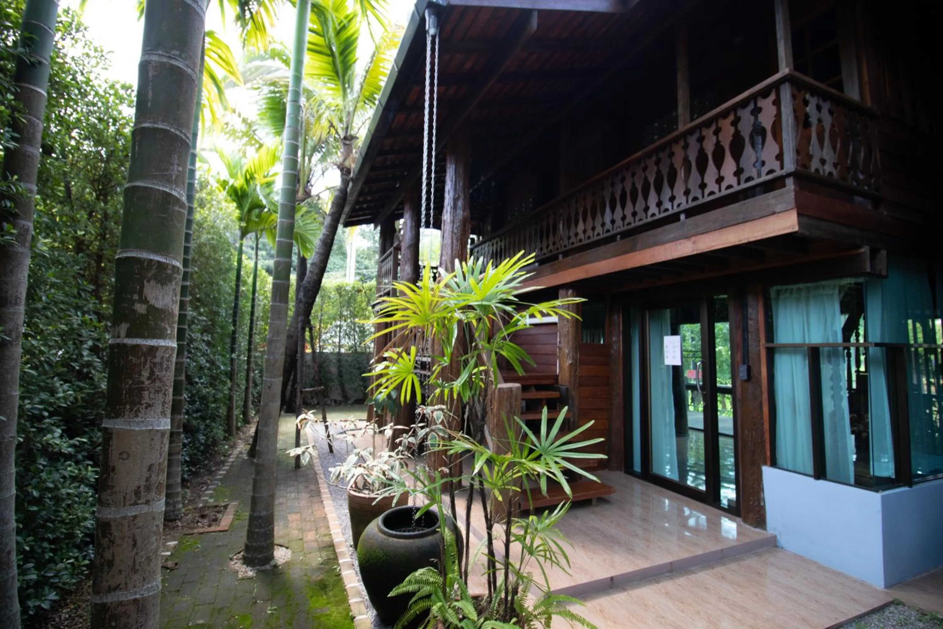 Property building in Royal Train Garden Resort