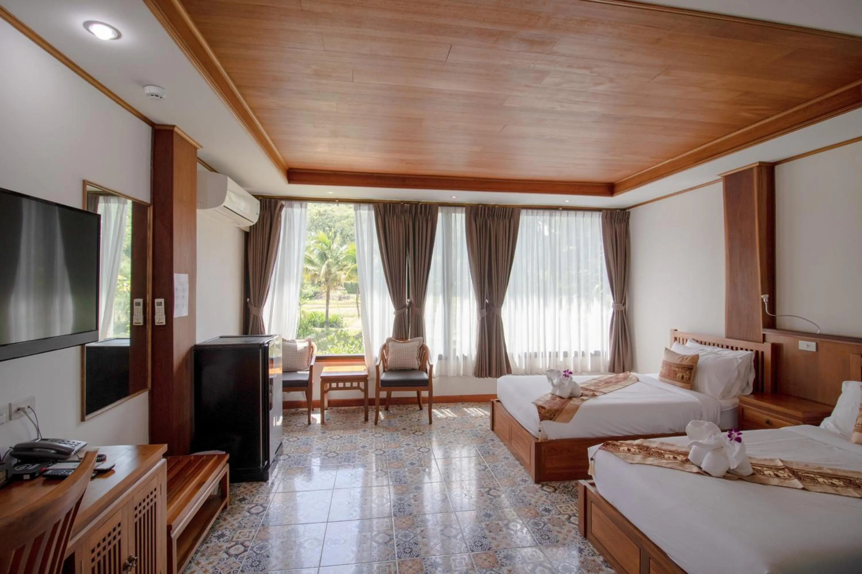 Bedroom in Royal Train Garden Resort