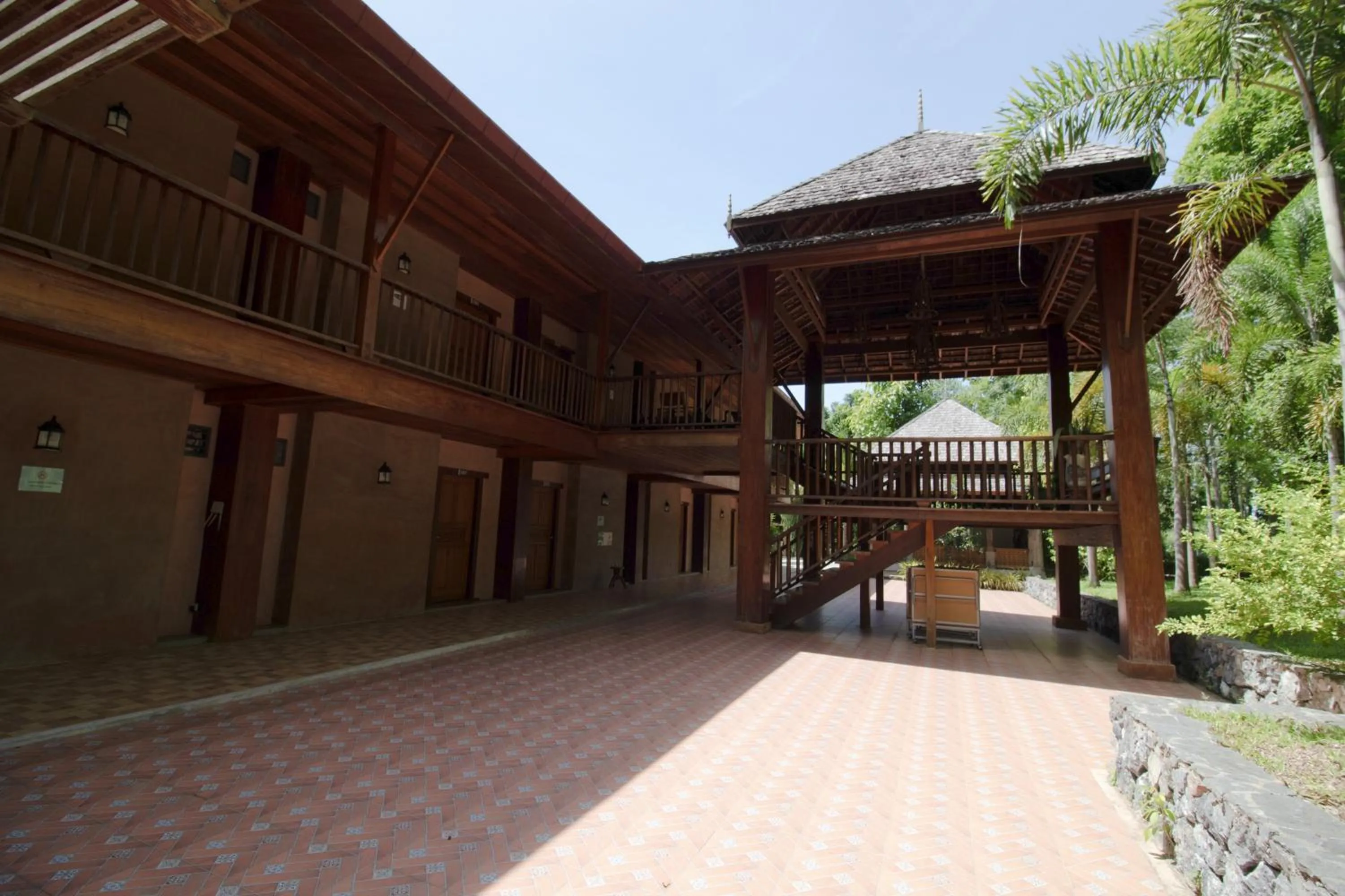 Property building in Royal Train Garden Resort