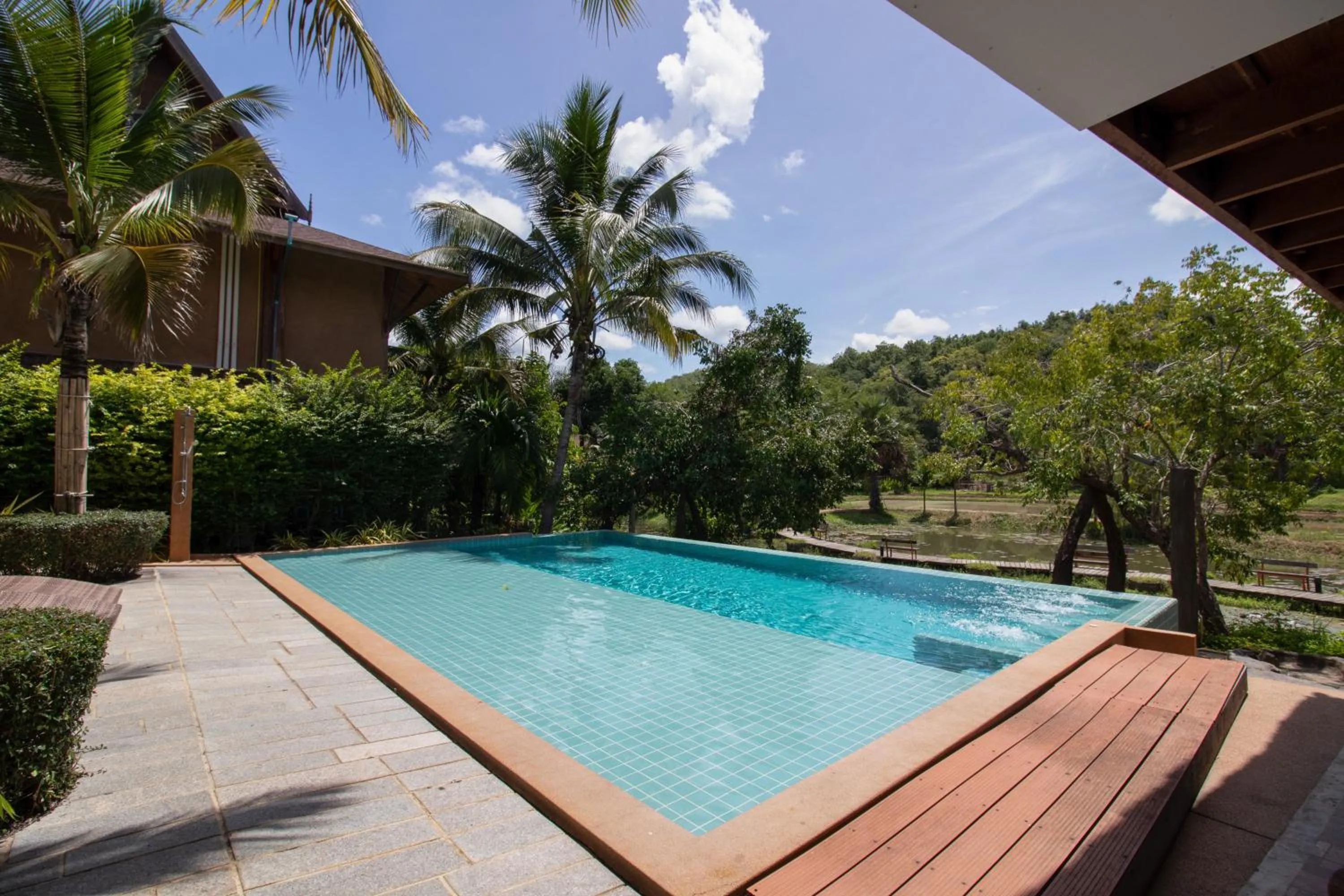 Property building in Royal Train Garden Resort