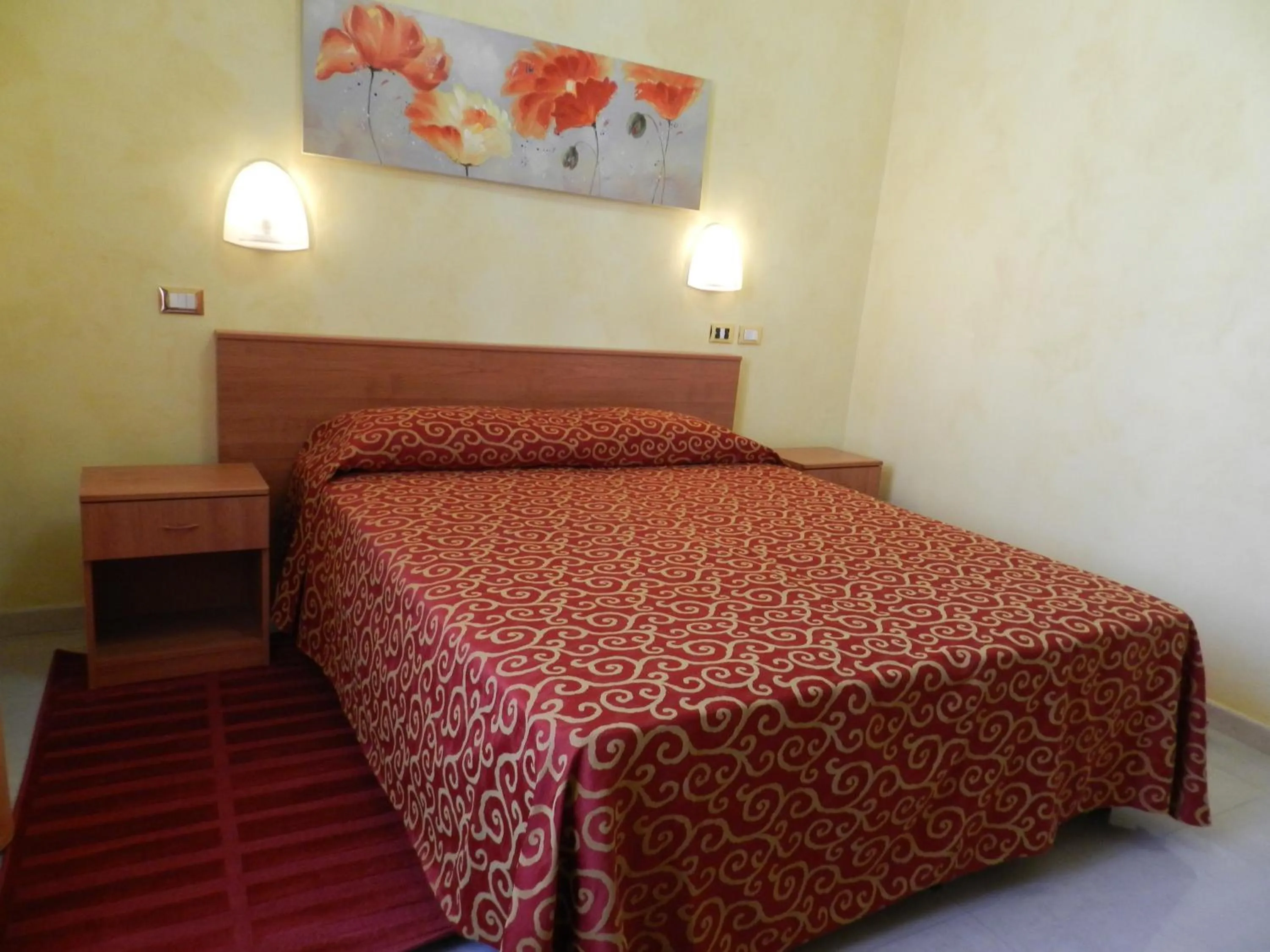 Bed in Hotel Air Palace Lingotto