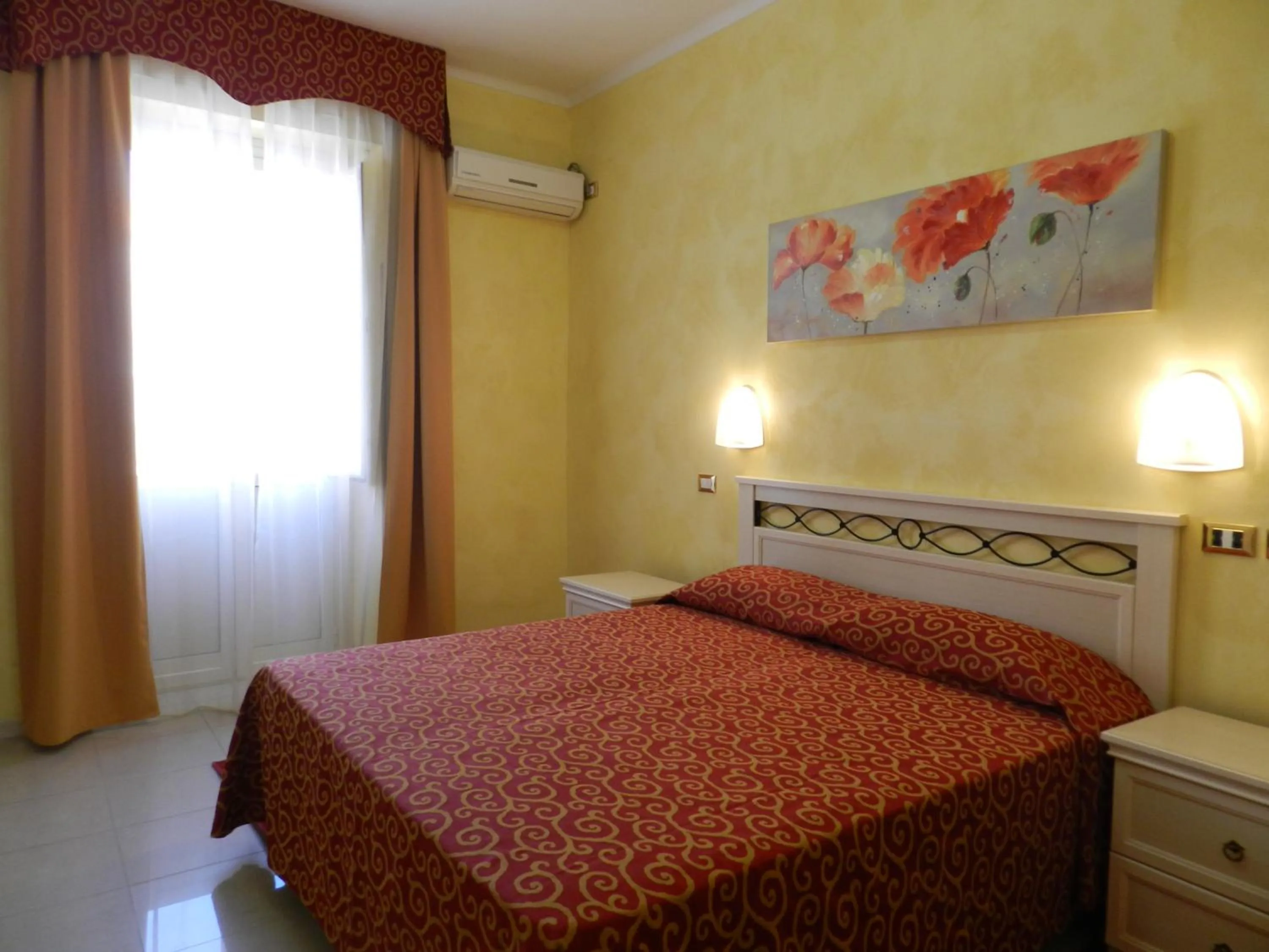 Bed in Hotel Air Palace Lingotto