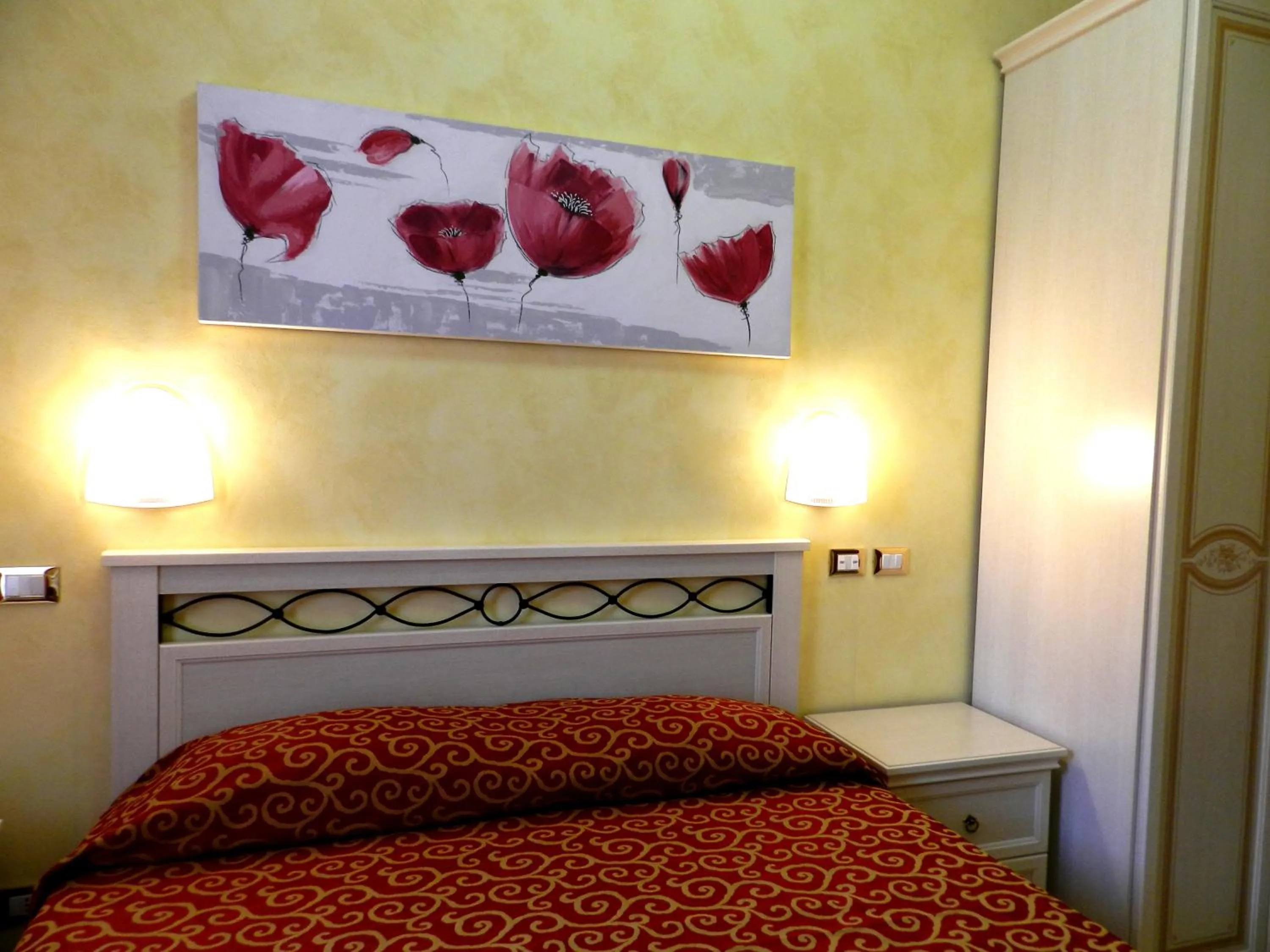 Bed in Hotel Air Palace Lingotto