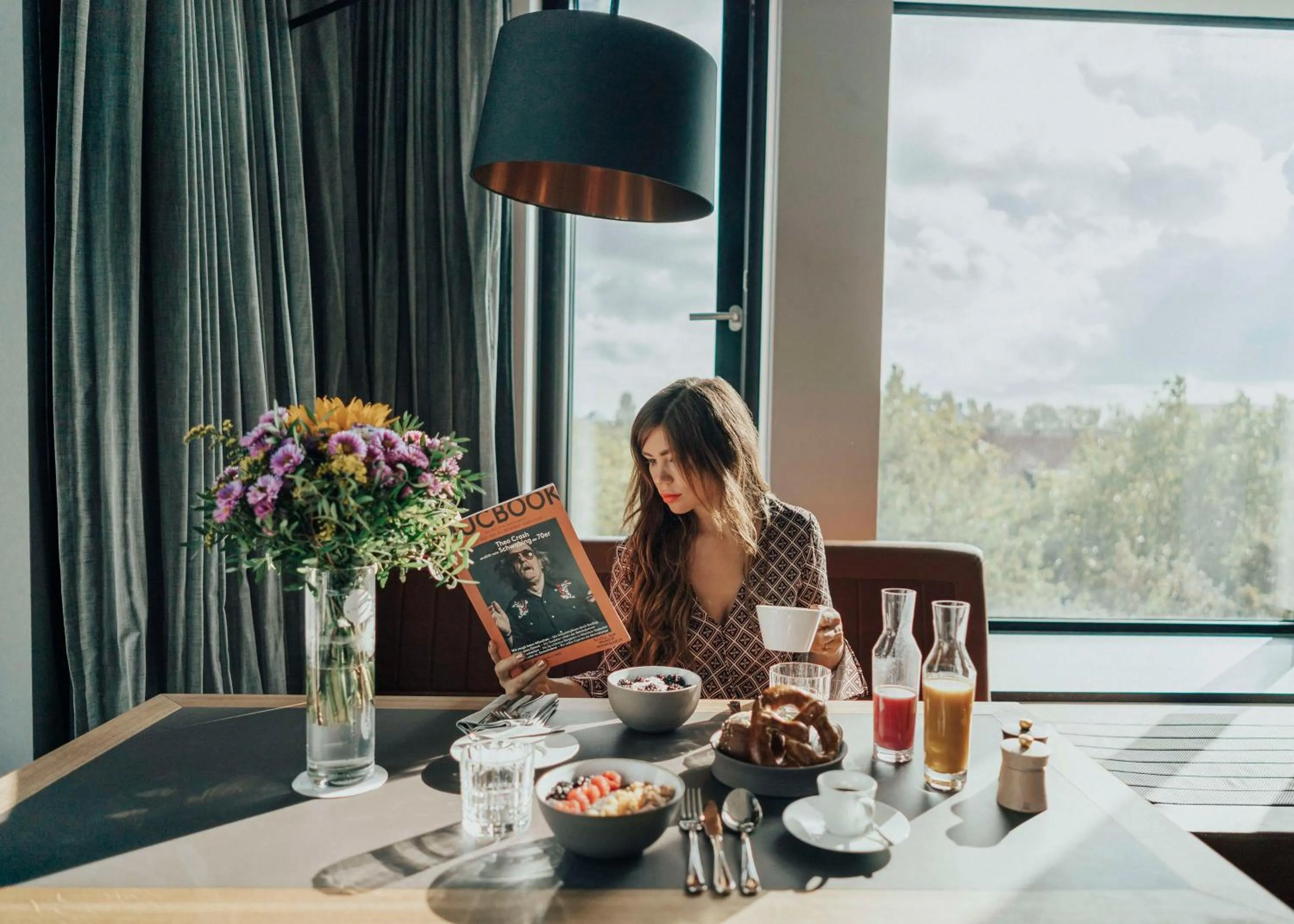 Dining area in Andaz Munich Schwabinger Tor, By Hyatt