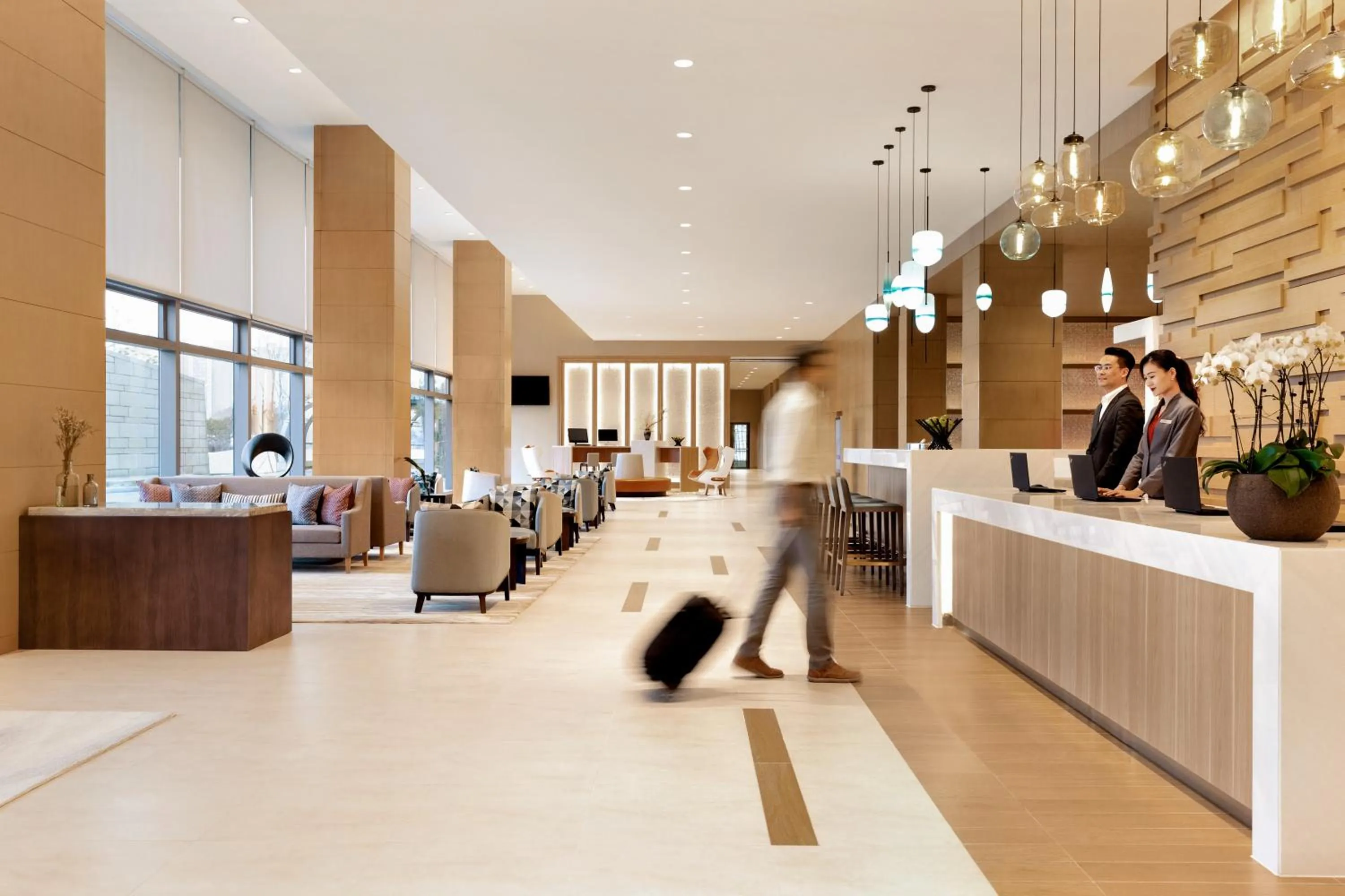 Lobby or reception in Hyatt Place Beijing Daxing