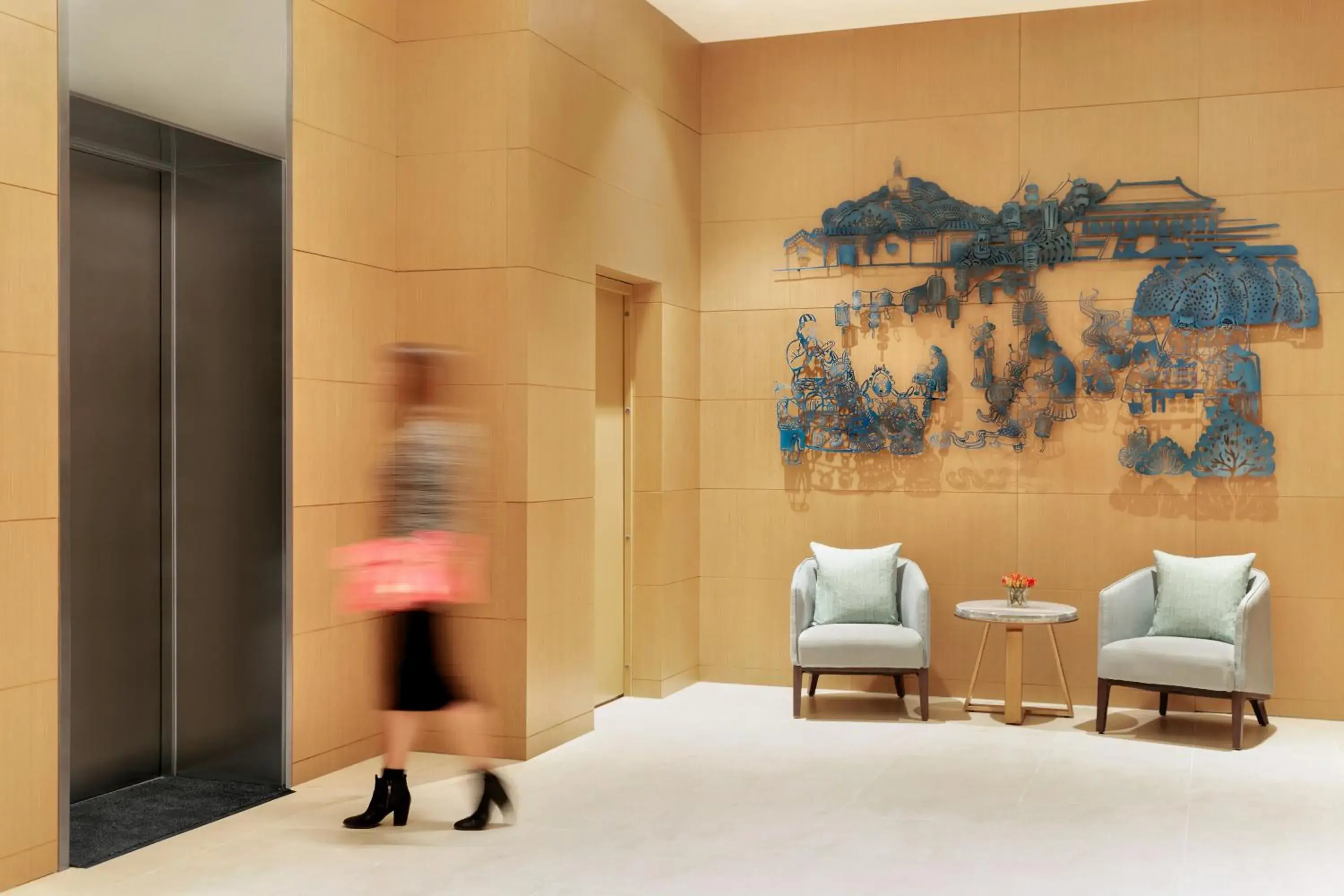 Lounge or bar, Bed in Hyatt Place Beijing Daxing Lounge or bar, Bed in Hyatt Place Beijing Daxing