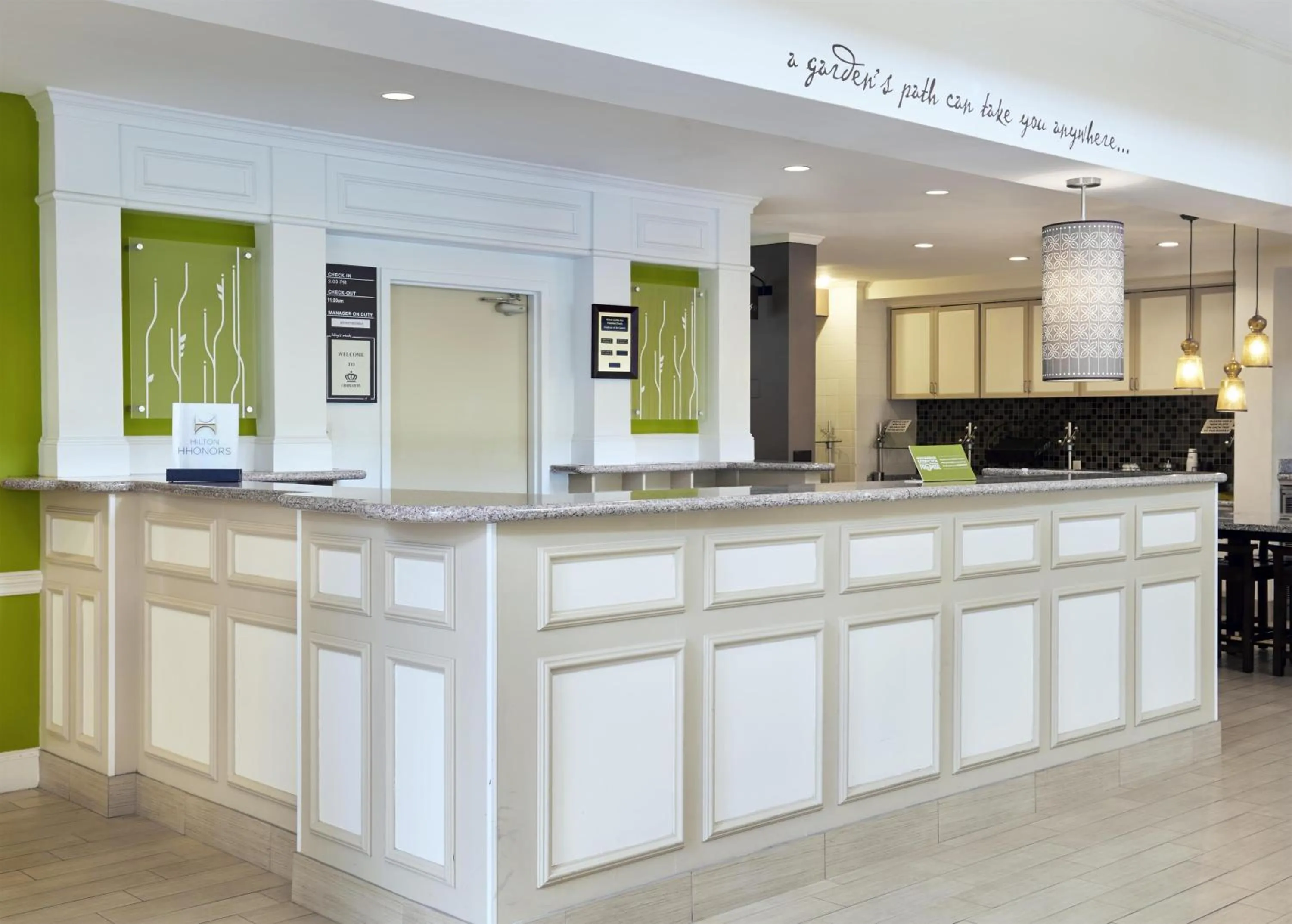 Lobby or reception in Hilton Garden Inn Charlotte North