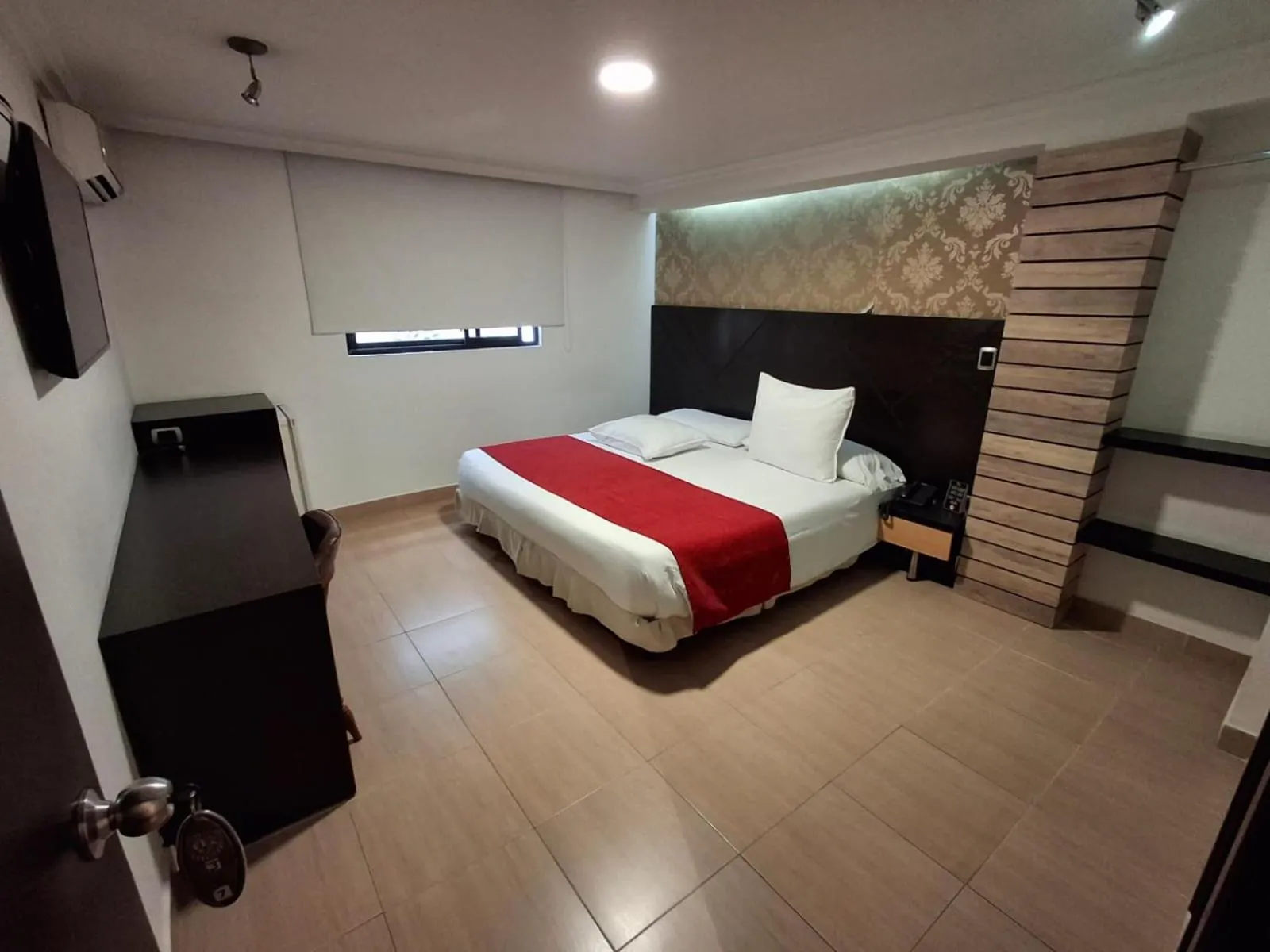 Bed in Hotel León Dorado