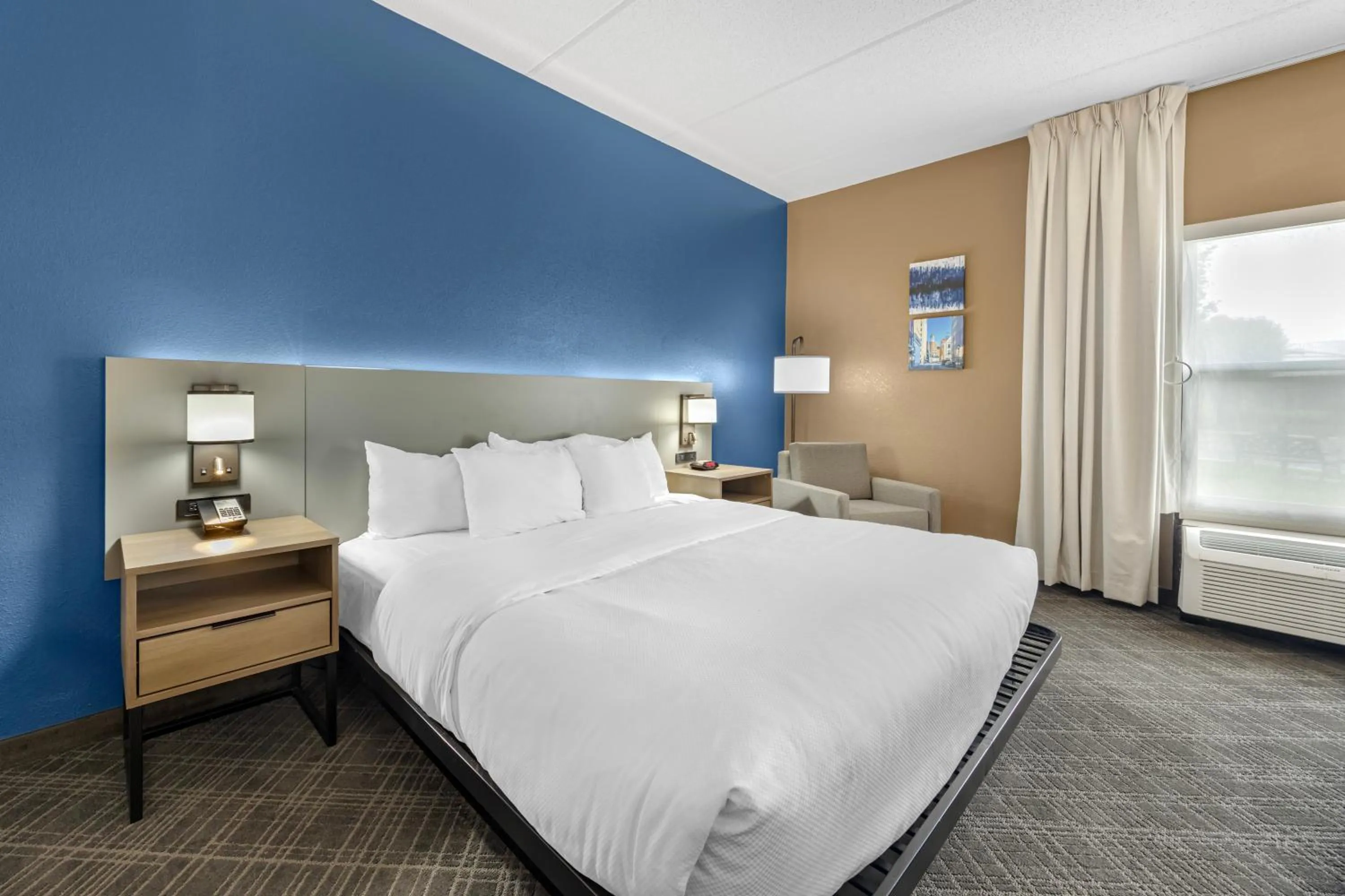 Bed in Comfort Inn Chattanooga Downtown Southside