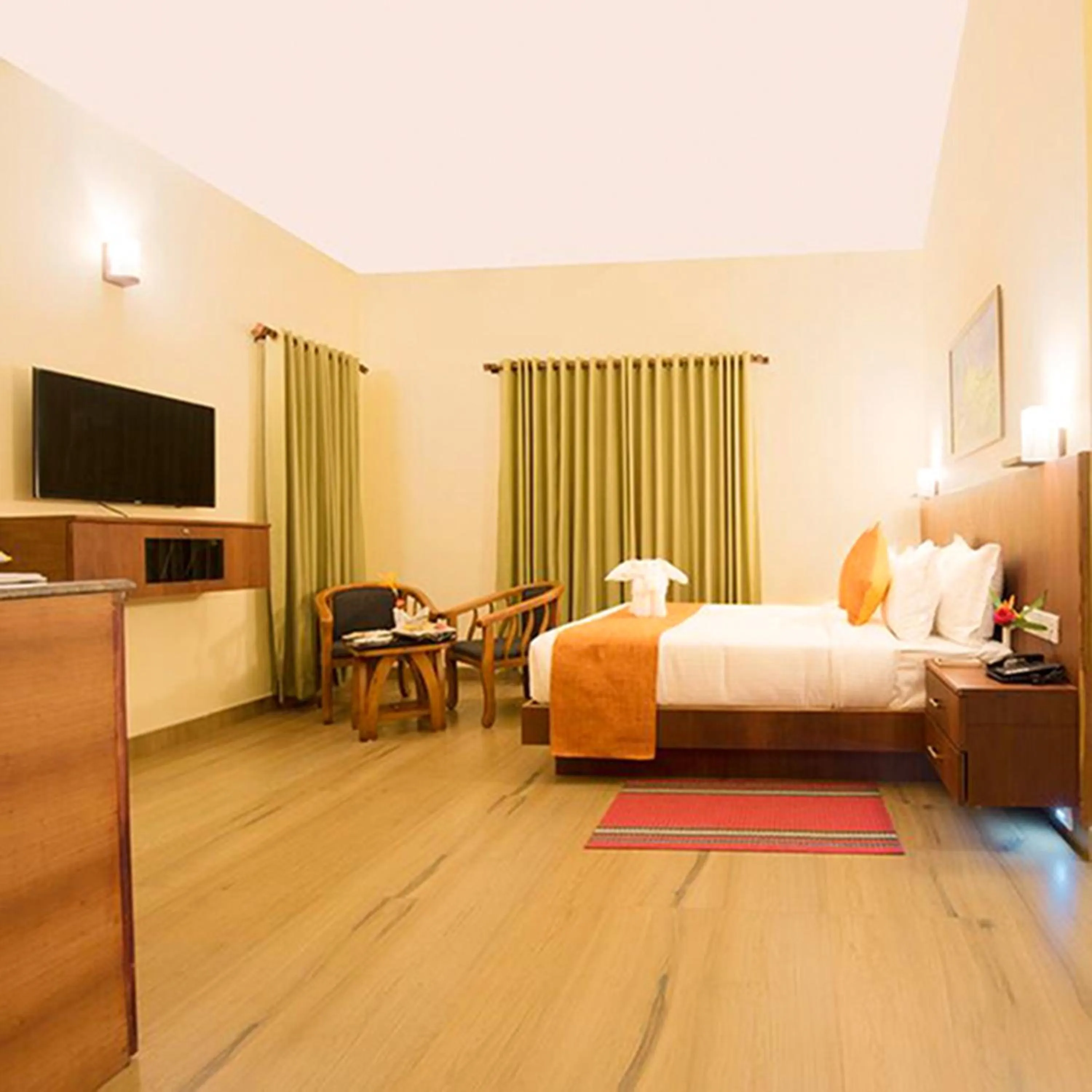 Bed in Indeevara Luxury Resort and Spa, Wayanad
