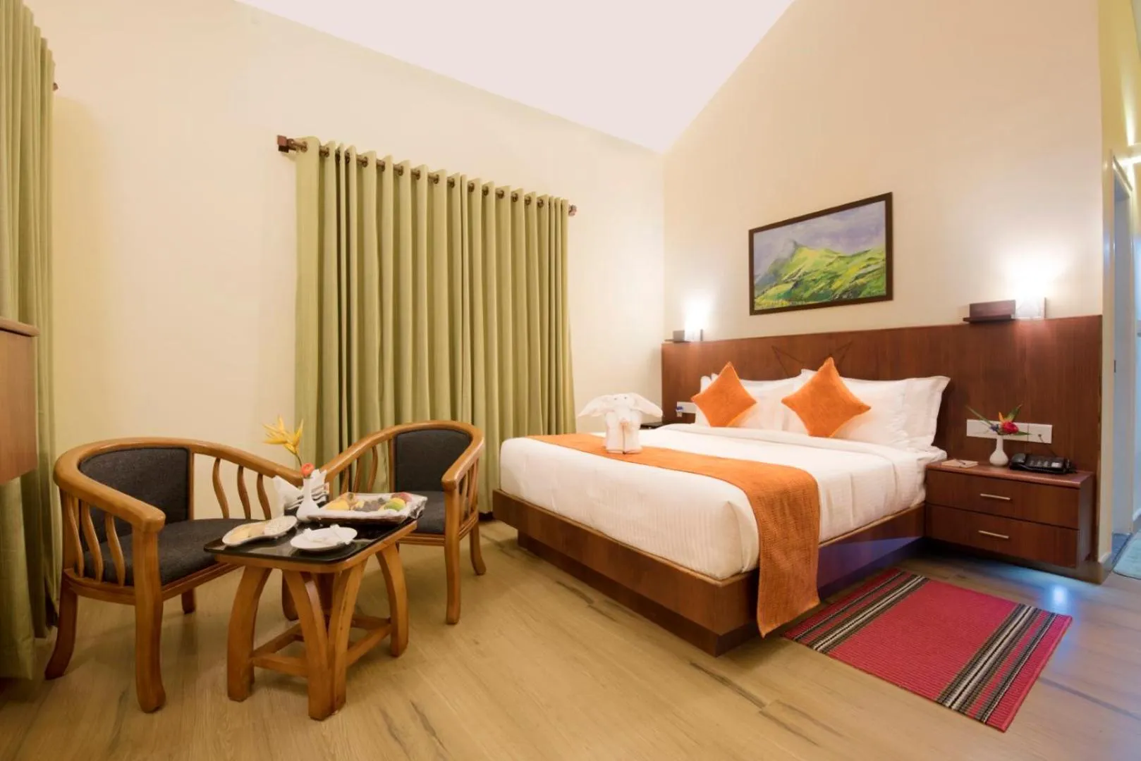 Bed in Indeevara Luxury Resort and Spa, Wayanad
