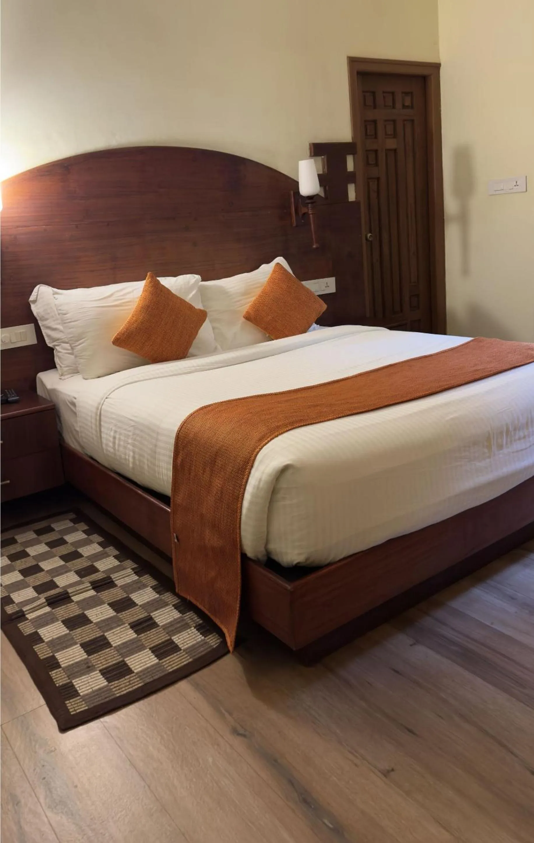 Bed in Indeevara Luxury Resort and Spa, Wayanad