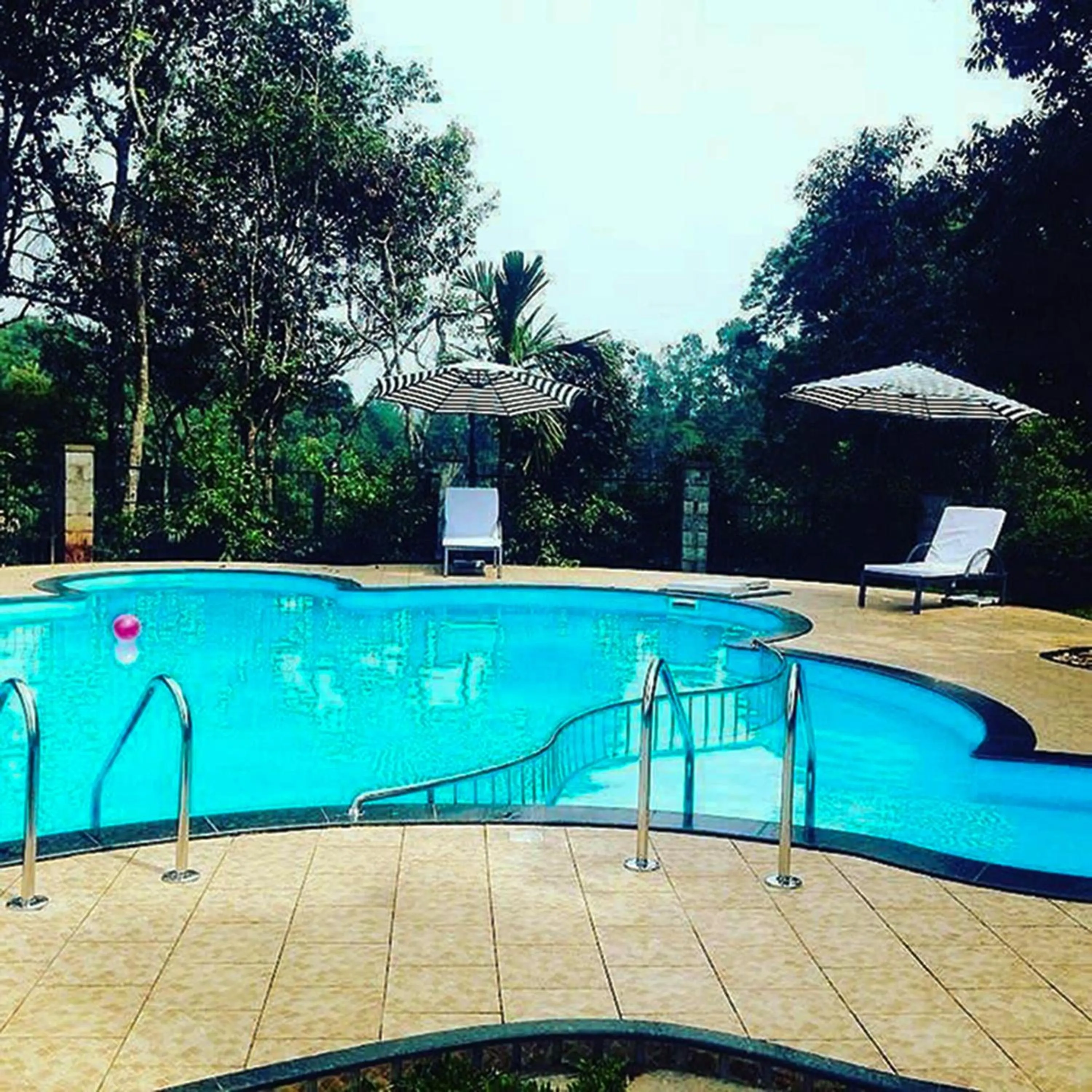 Swimming pool in Indeevara Luxury Resort and Spa, Wayanad