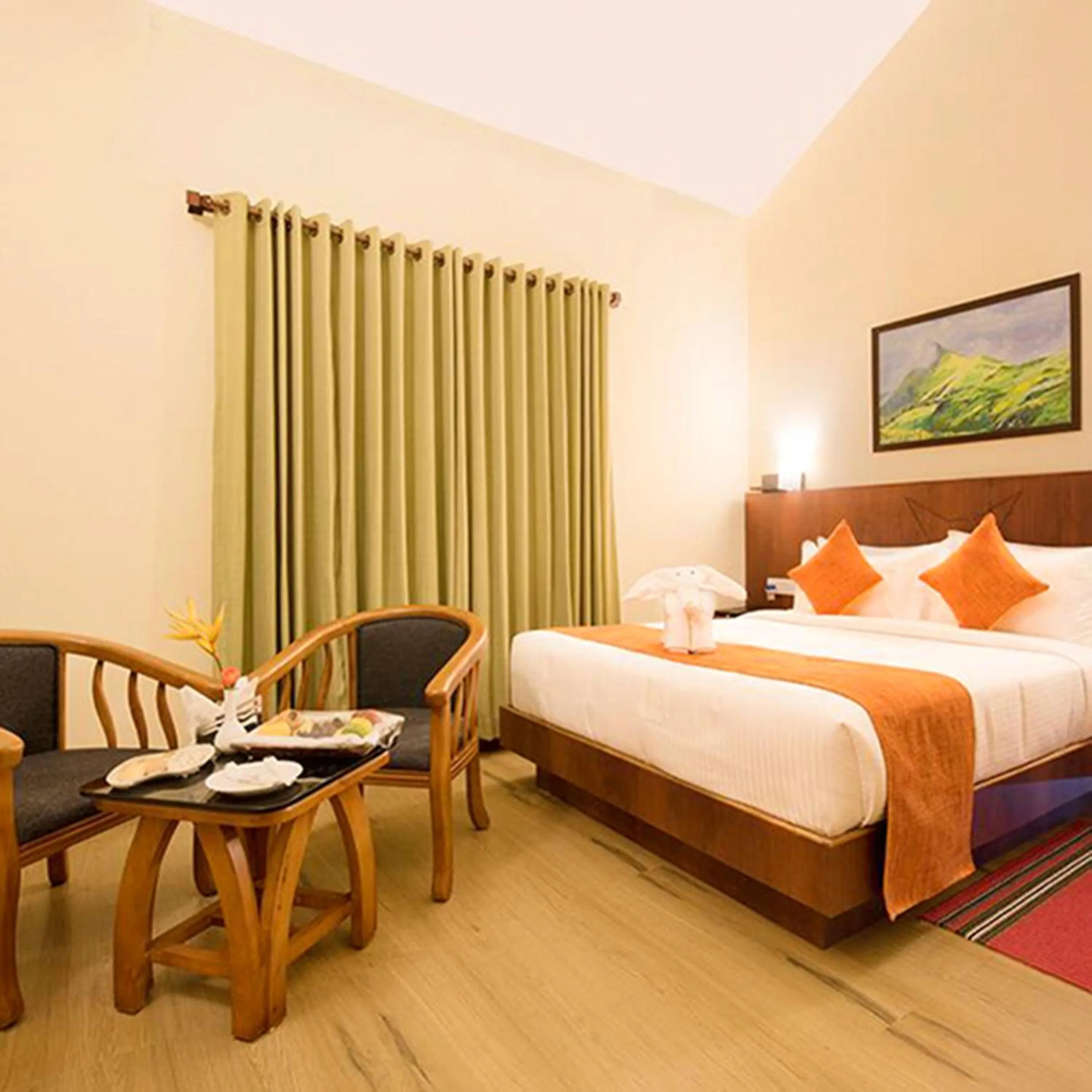 Bed in Indeevara Luxury Resort and Spa, Wayanad