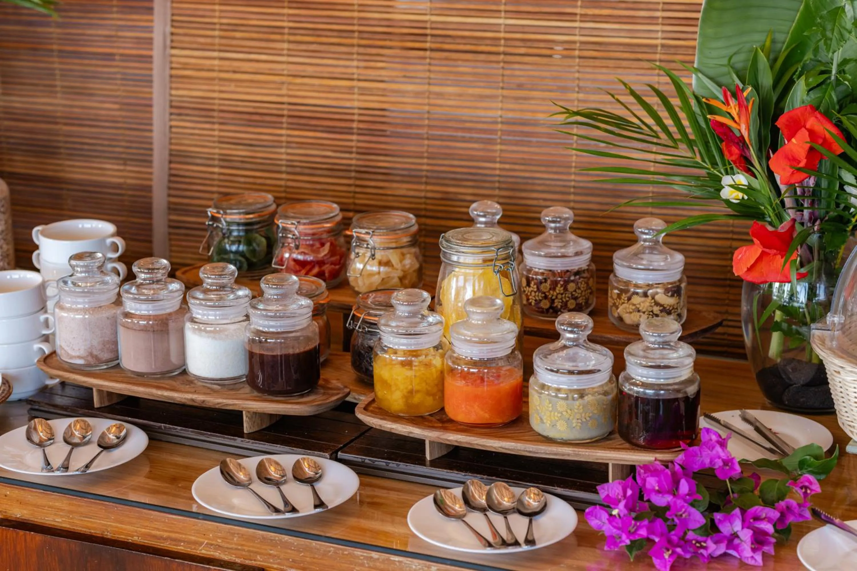 Continental breakfast in Cocotiers Hotel – Mauritius
