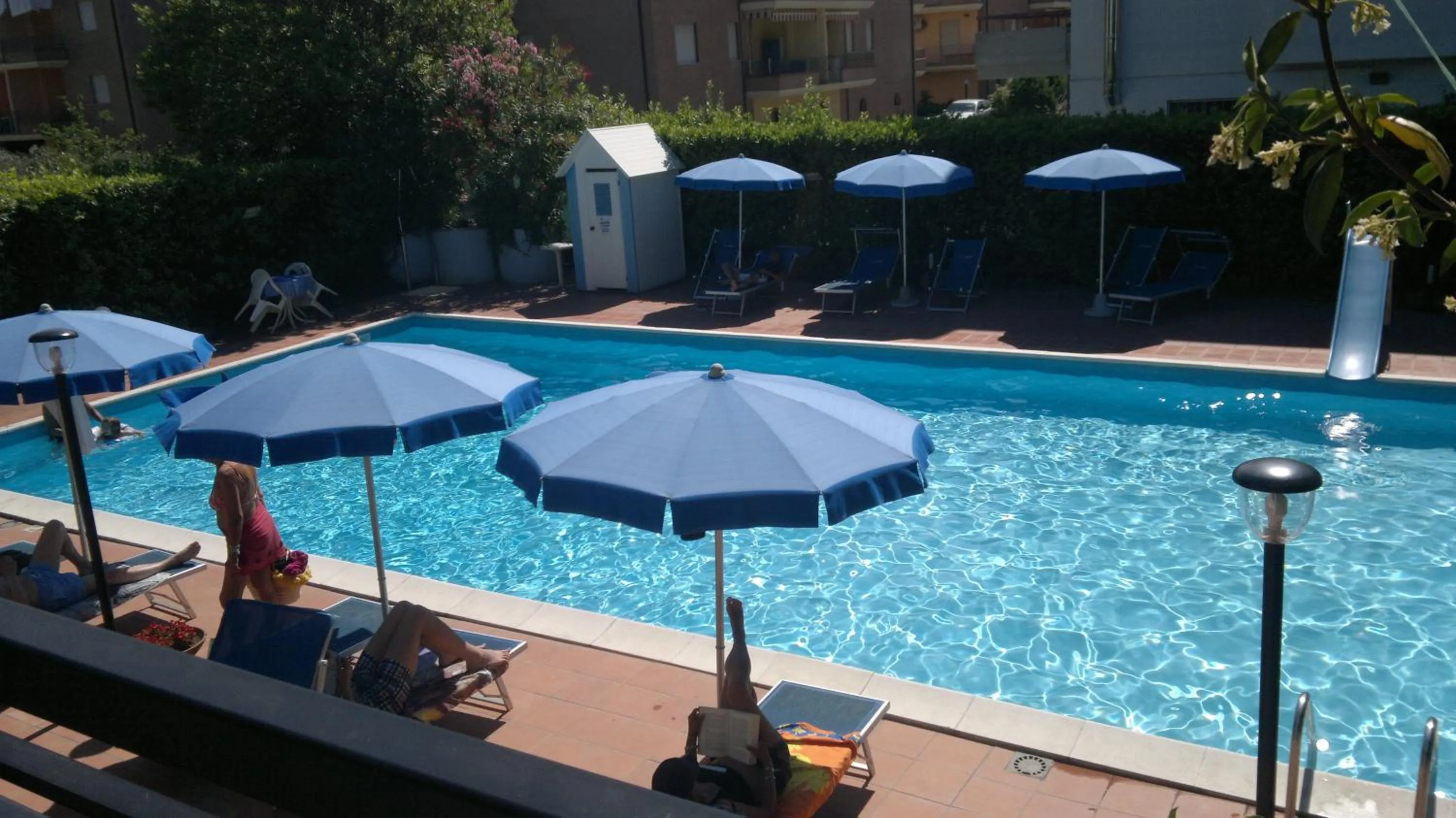 Swimming pool in Hotel Leuco'