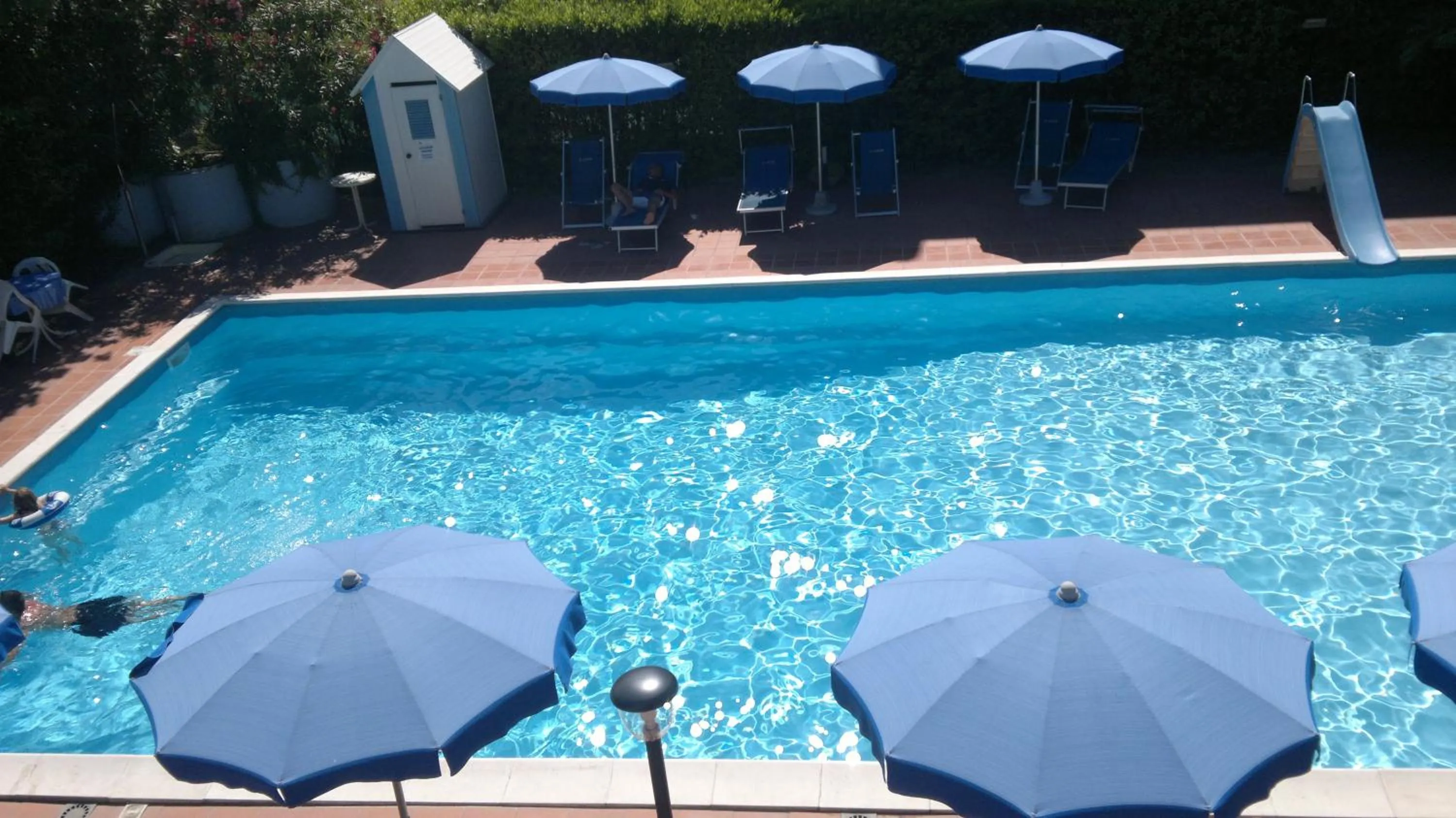 Swimming pool in Hotel Leuco'