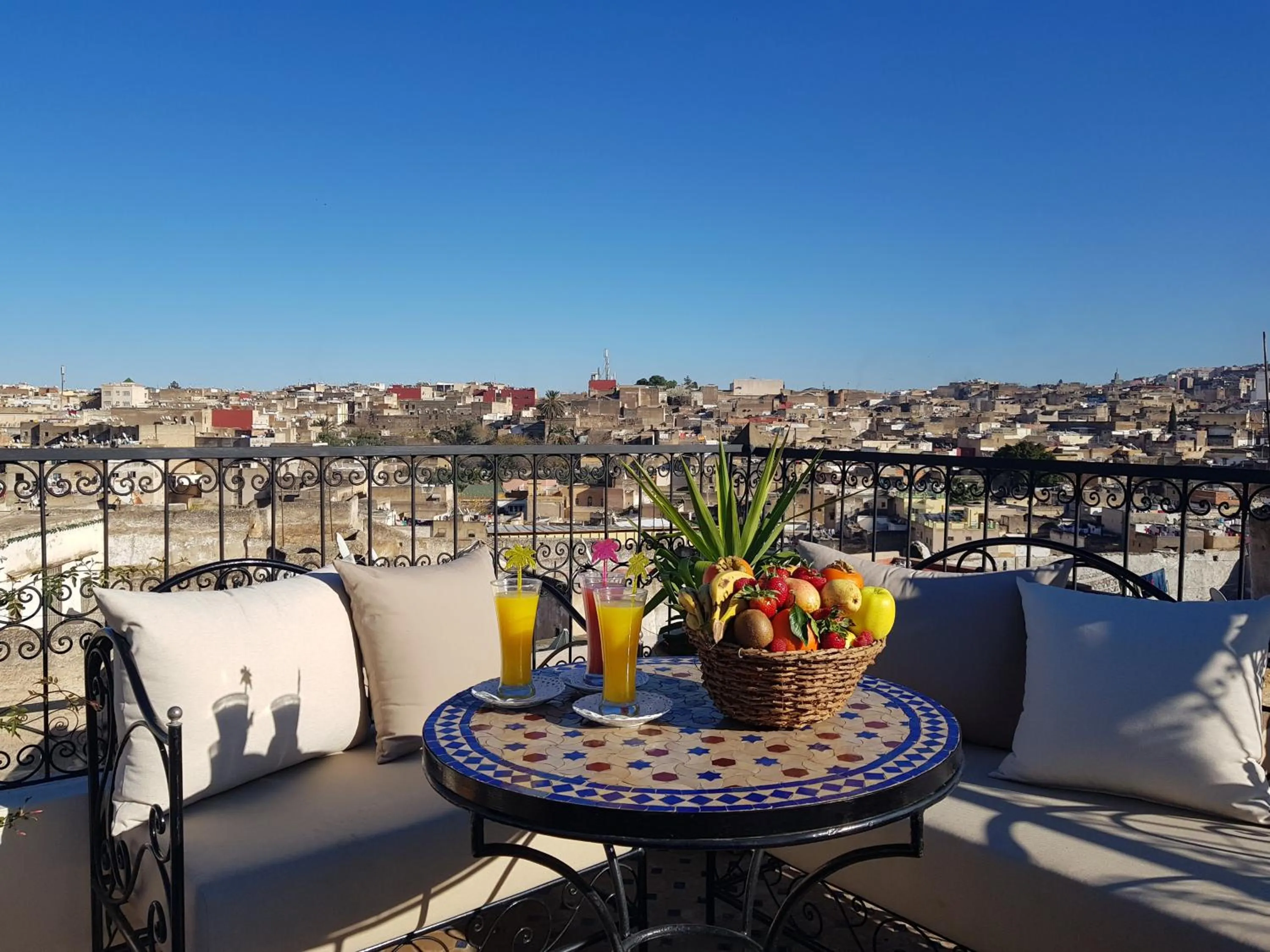 Decorative detail in Riad Fes Kettani