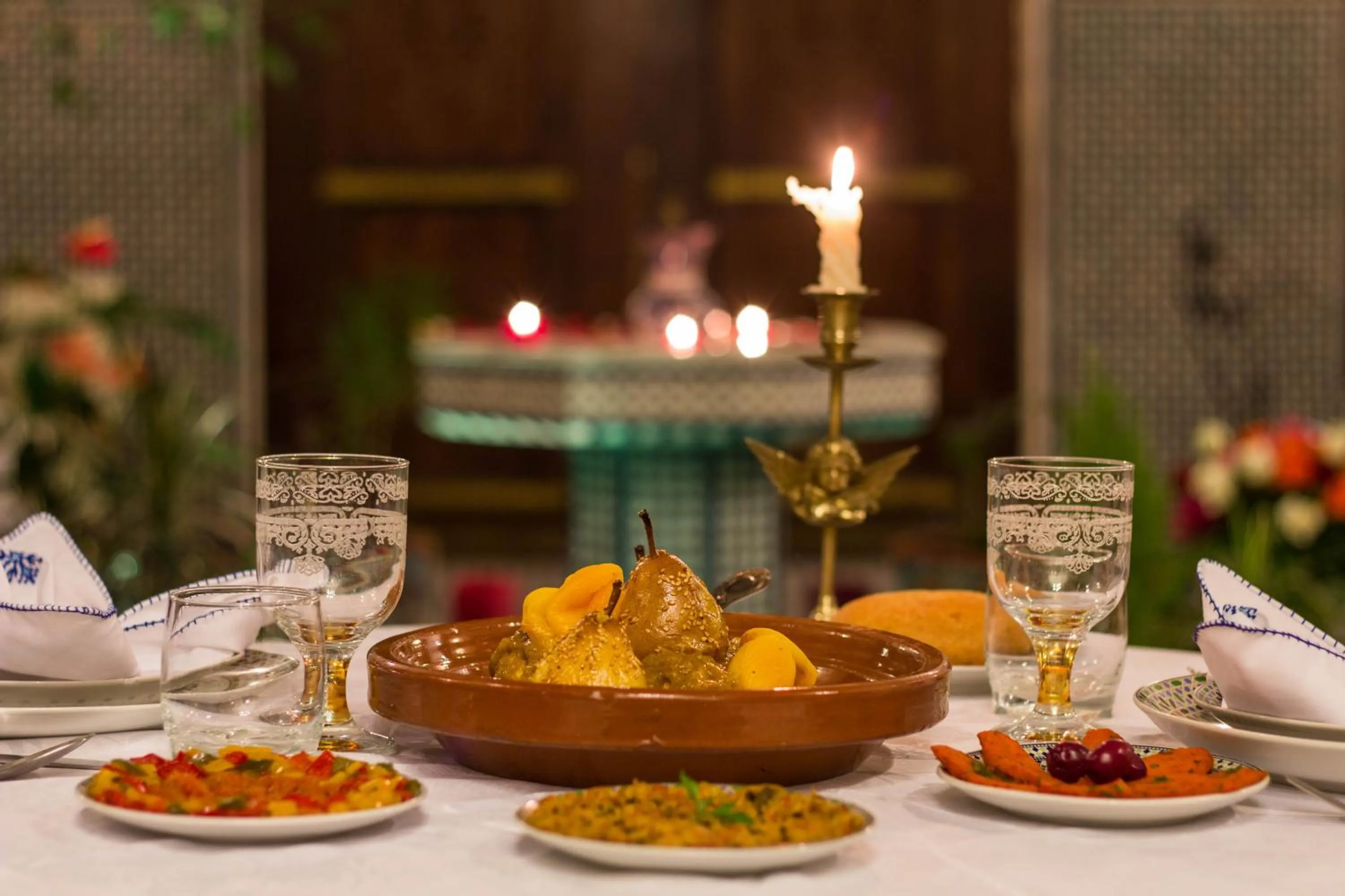 Restaurant/places to eat in Riad Fes Kettani