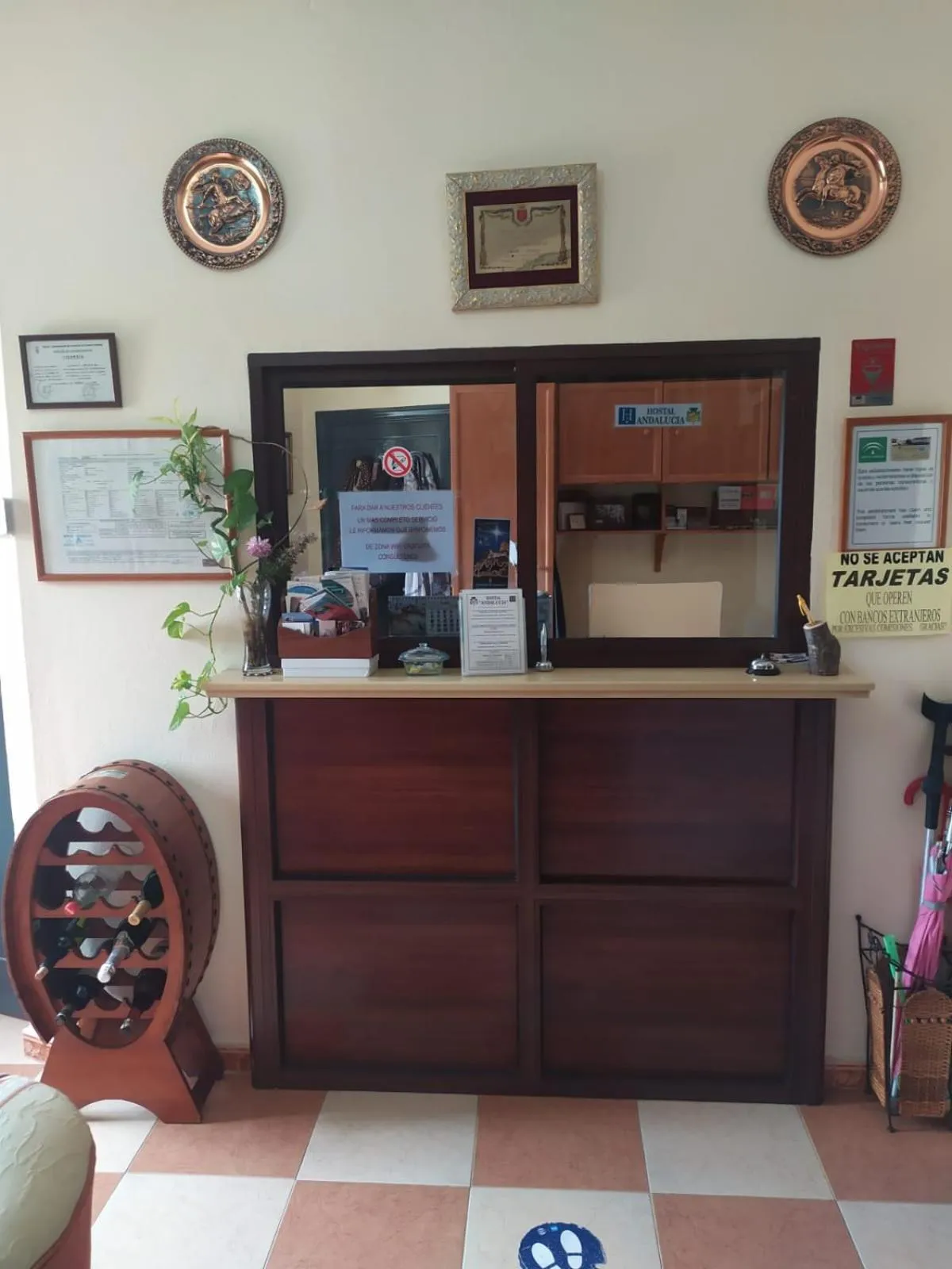 Area and facilities in Hostal Andalucia de Arcos