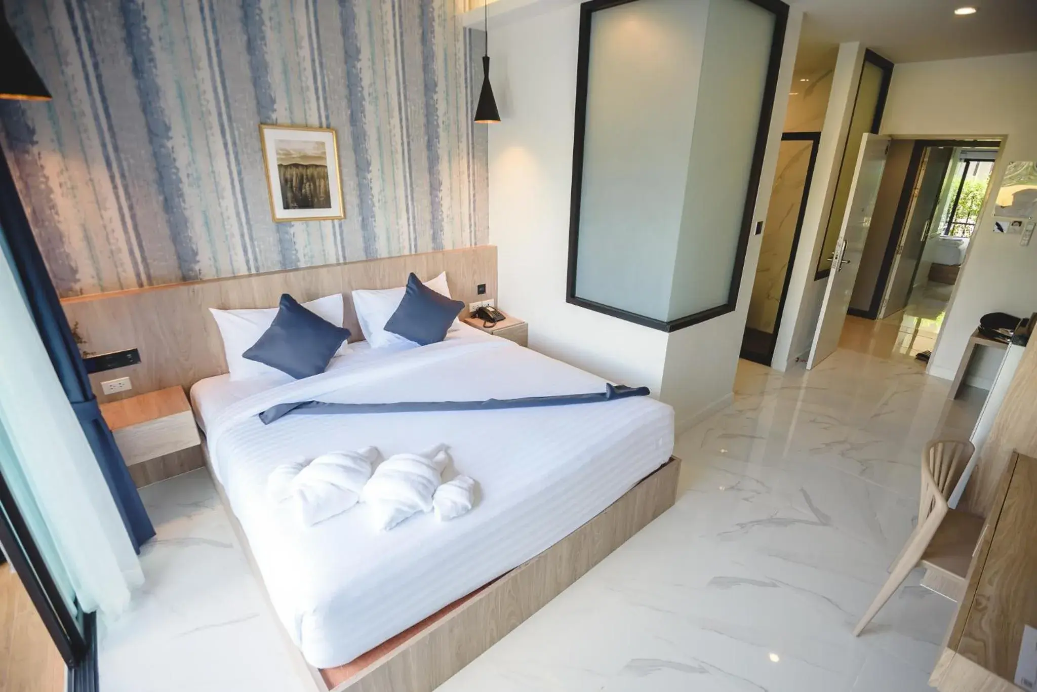 Bed in Phuengluang Riverside Hotel Chanthaburi Bed in Phuengluang Riverside Hotel Chanthaburi