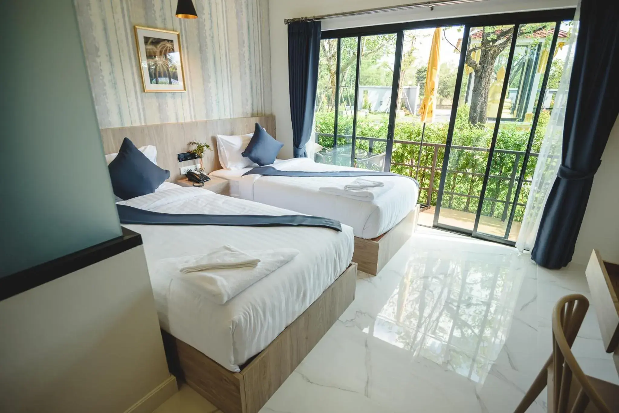 Bed in Phuengluang Riverside Hotel Chanthaburi Bed in Phuengluang Riverside Hotel Chanthaburi