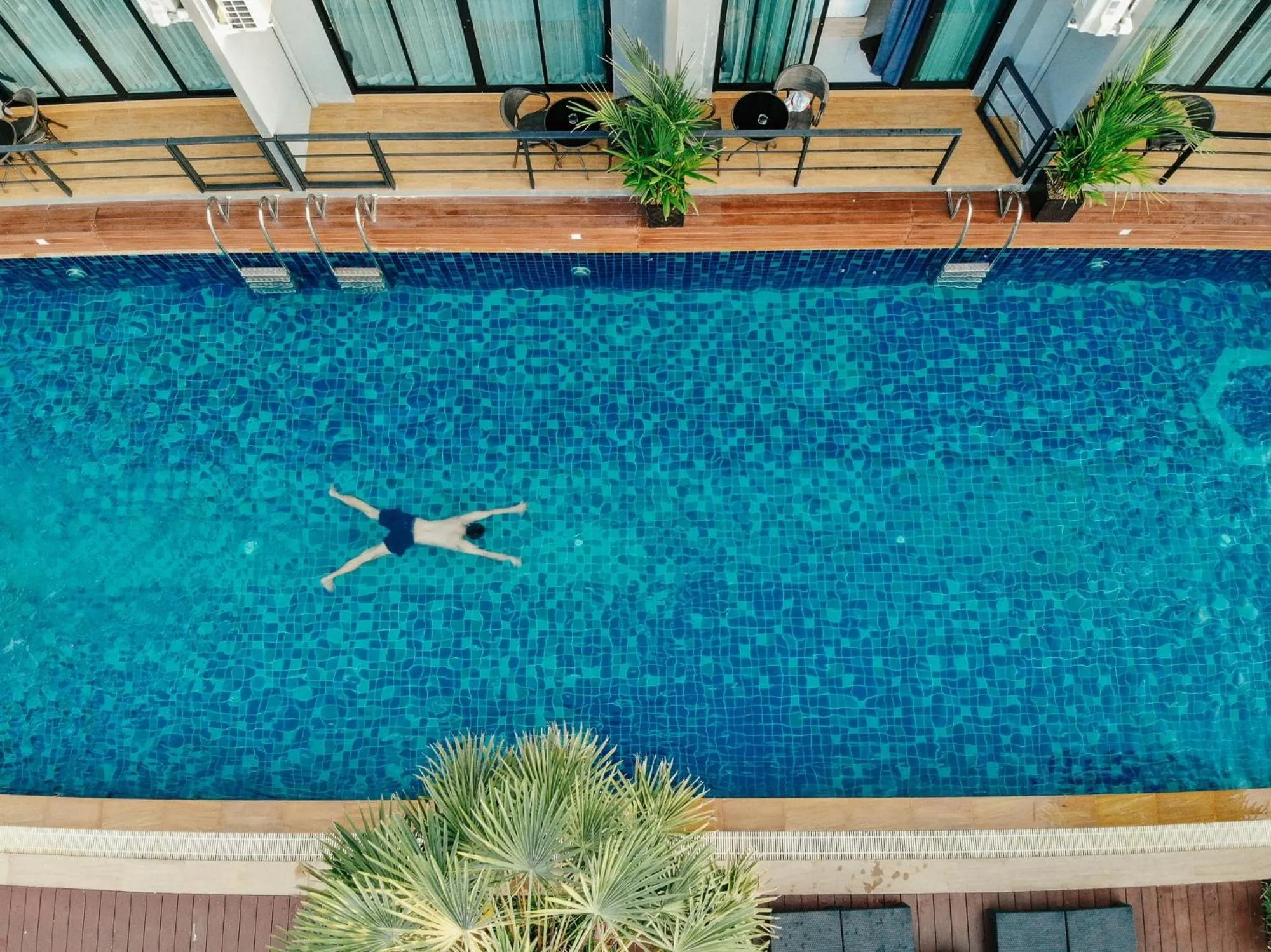 Swimming pool in Phuengluang Riverside Hotel Chanthaburi