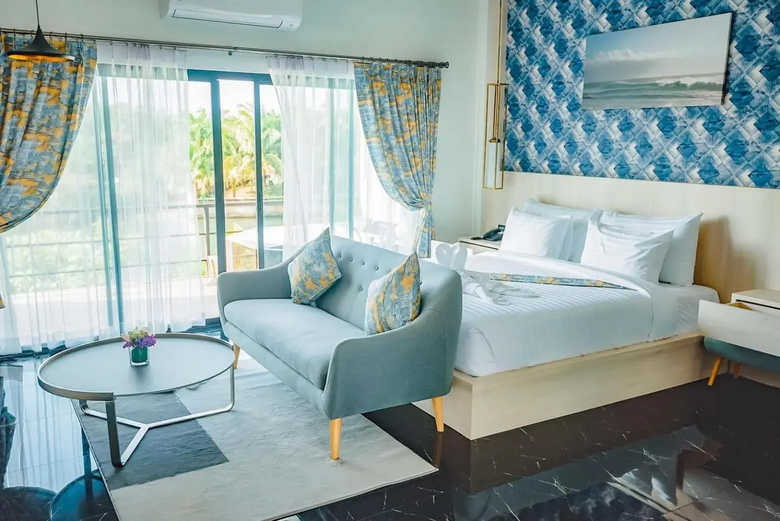 Bed in Phuengluang Riverside Hotel Chanthaburi Bed in Phuengluang Riverside Hotel Chanthaburi