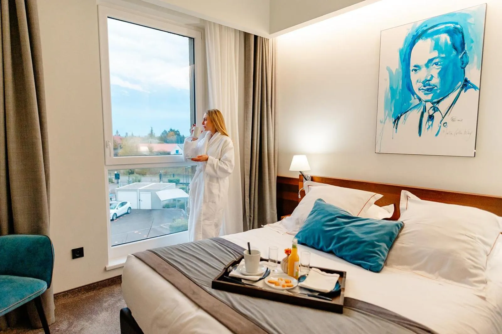 Bed in Best Western Plus Hotel & Restaurant Les Humanistes Colmar Nord