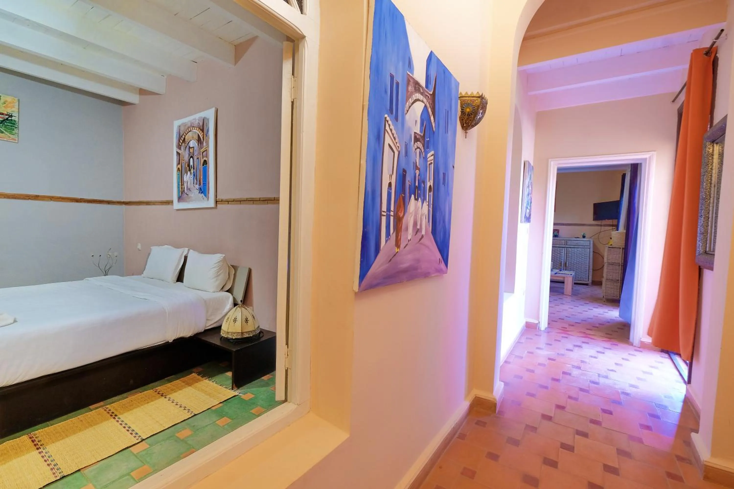 Bedroom, Bed in Hacienda Marrakech