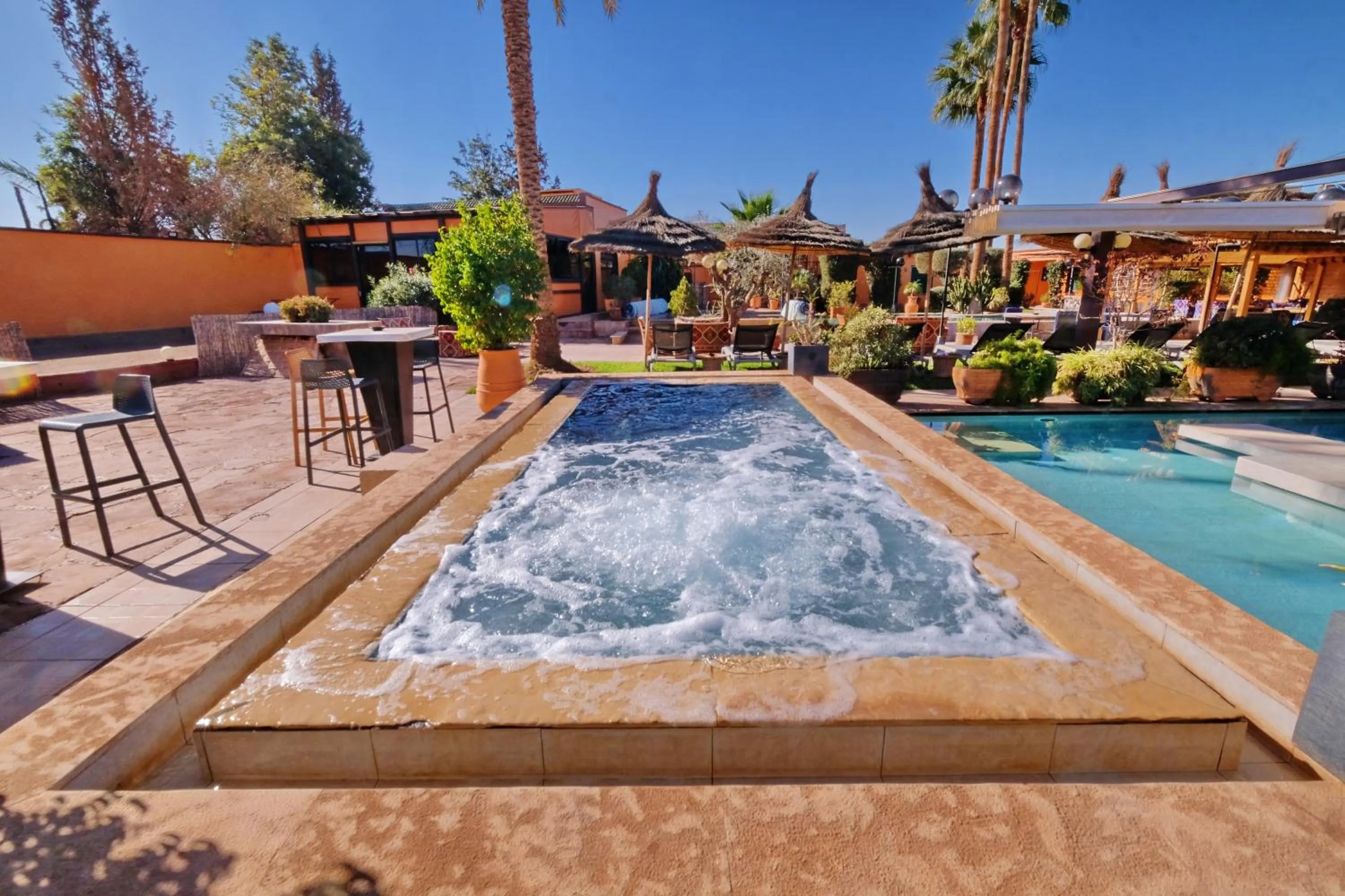 Hot Tub in Hacienda Marrakech