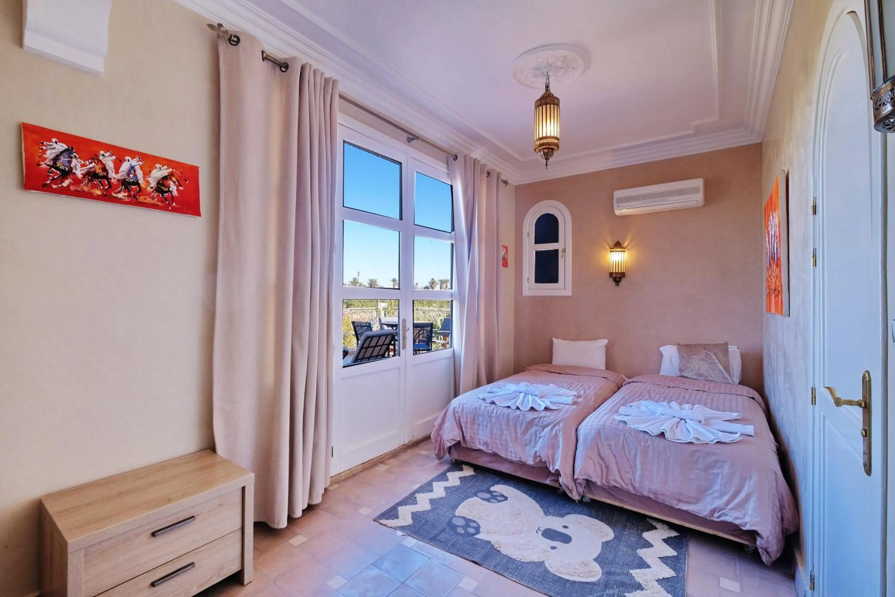 Bedroom, Bed in Hacienda Marrakech