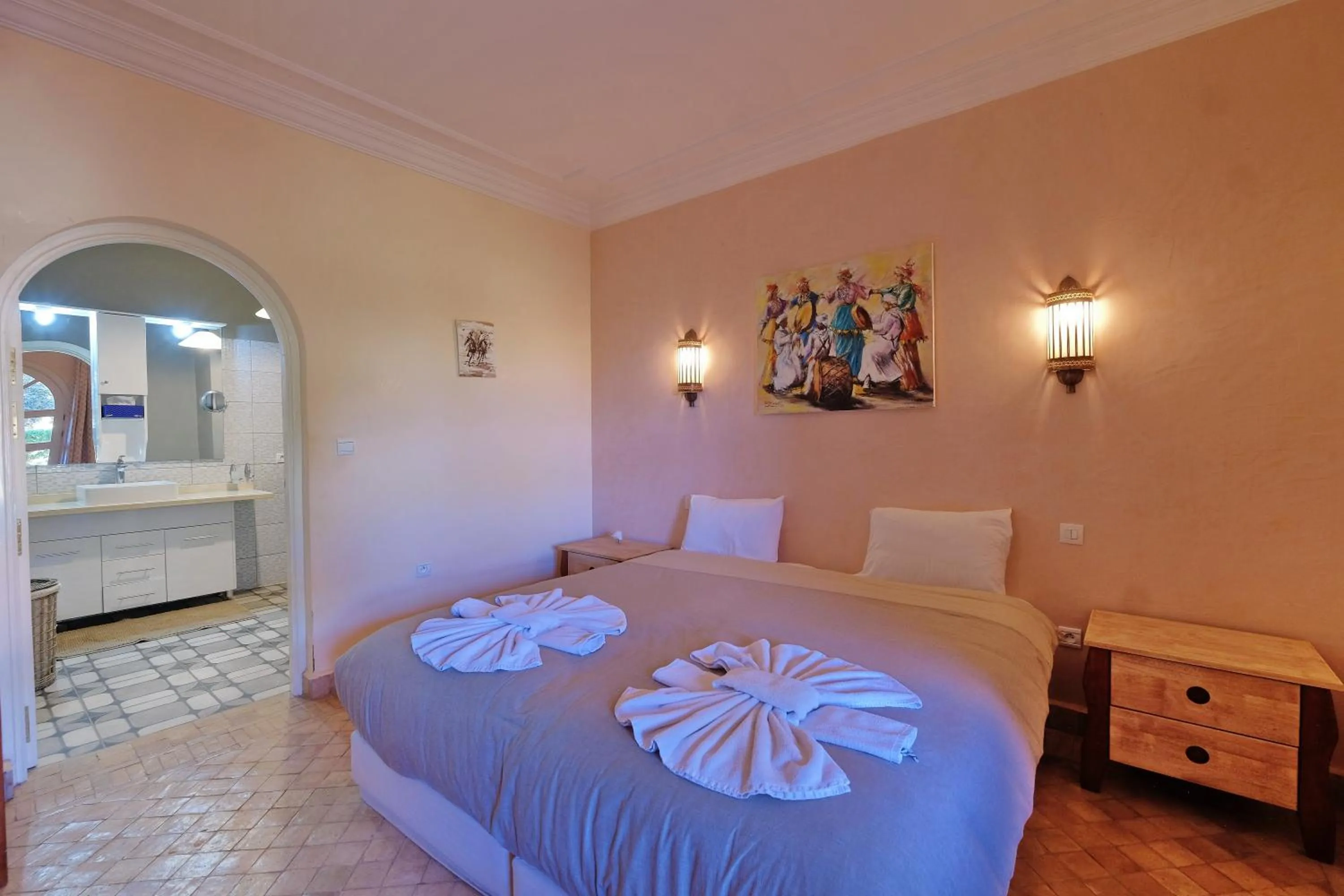 Bedroom, Bed in Hacienda Marrakech