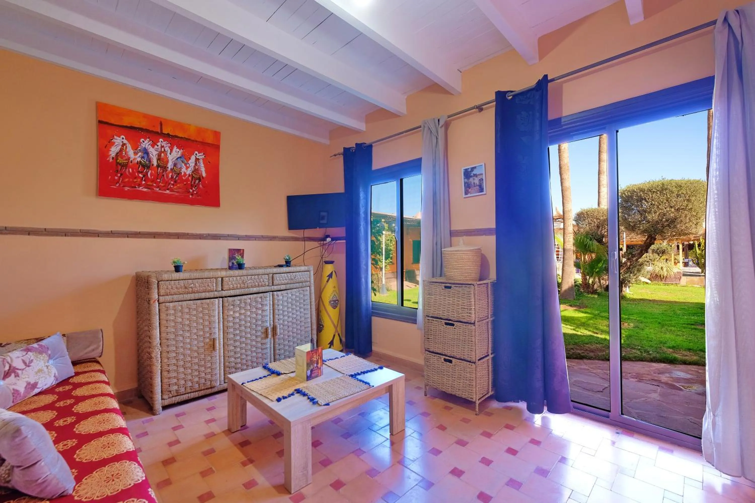 Living room in Hacienda Marrakech