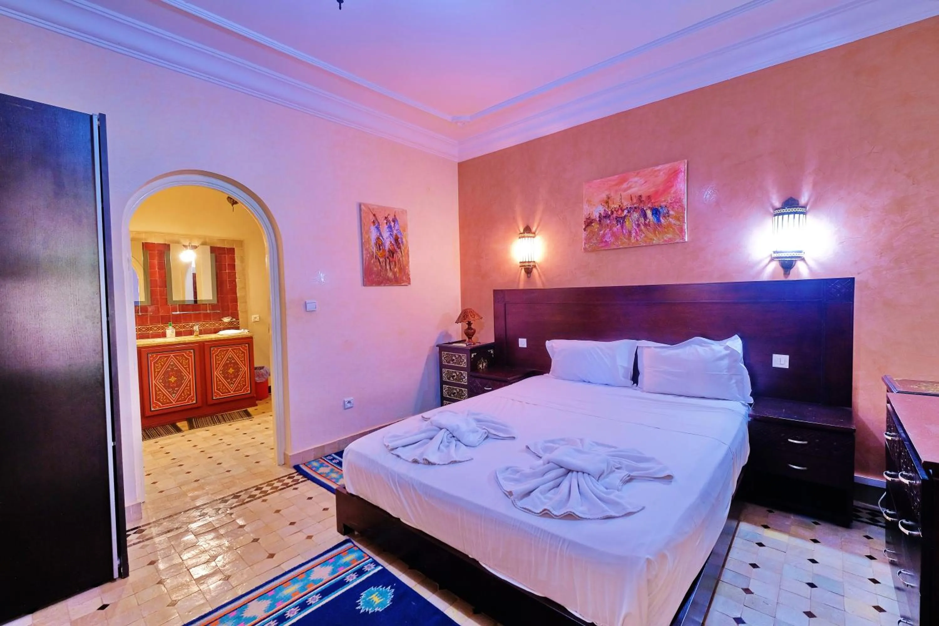 Bedroom, Bed in Hacienda Marrakech