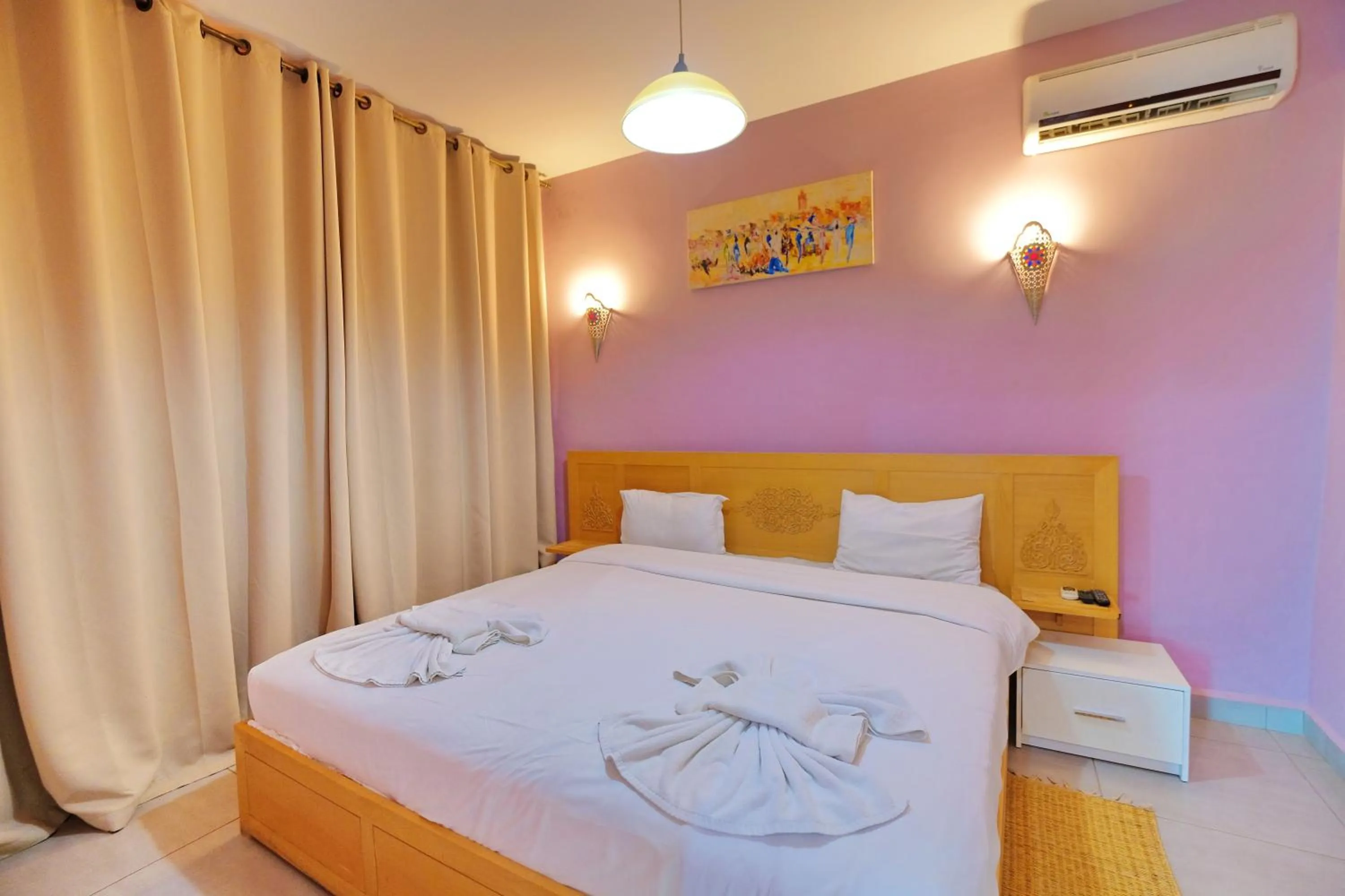 Bedroom, Bed in Hacienda Marrakech