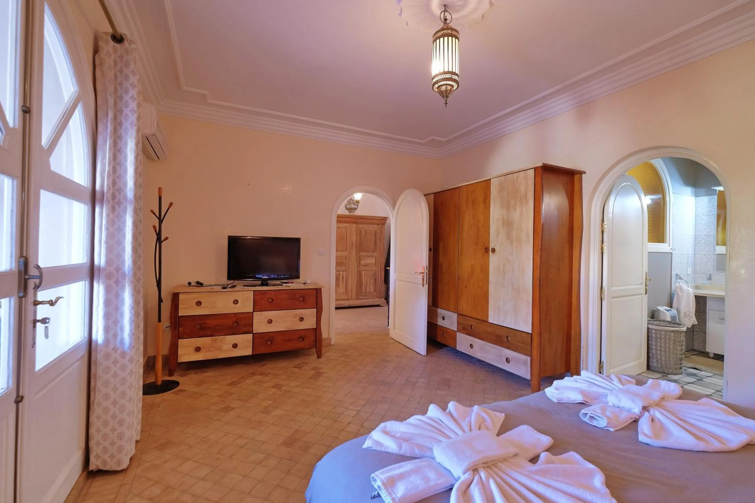 Bedroom, Bed in Hacienda Marrakech