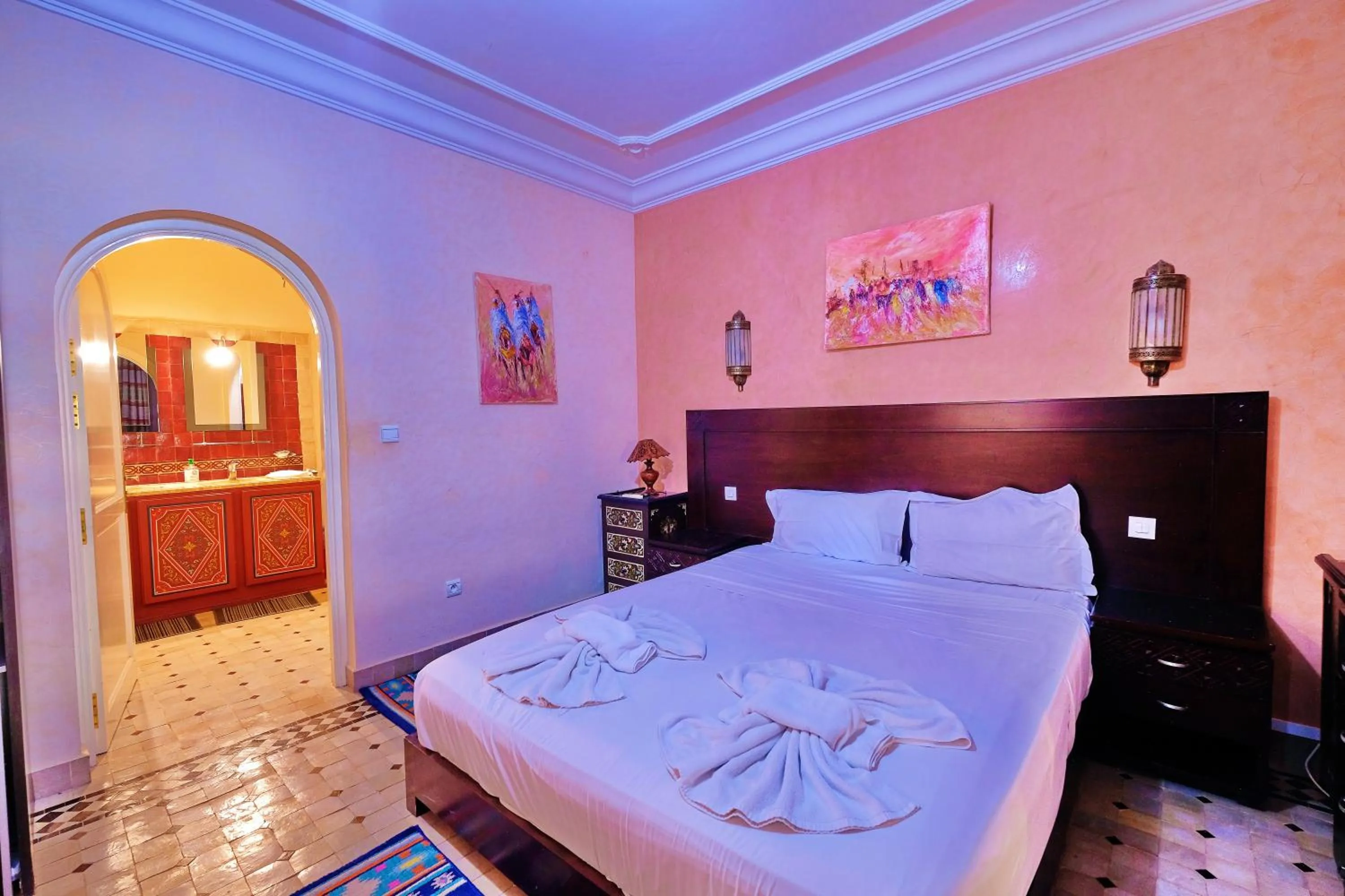 Bedroom, Bed in Hacienda Marrakech