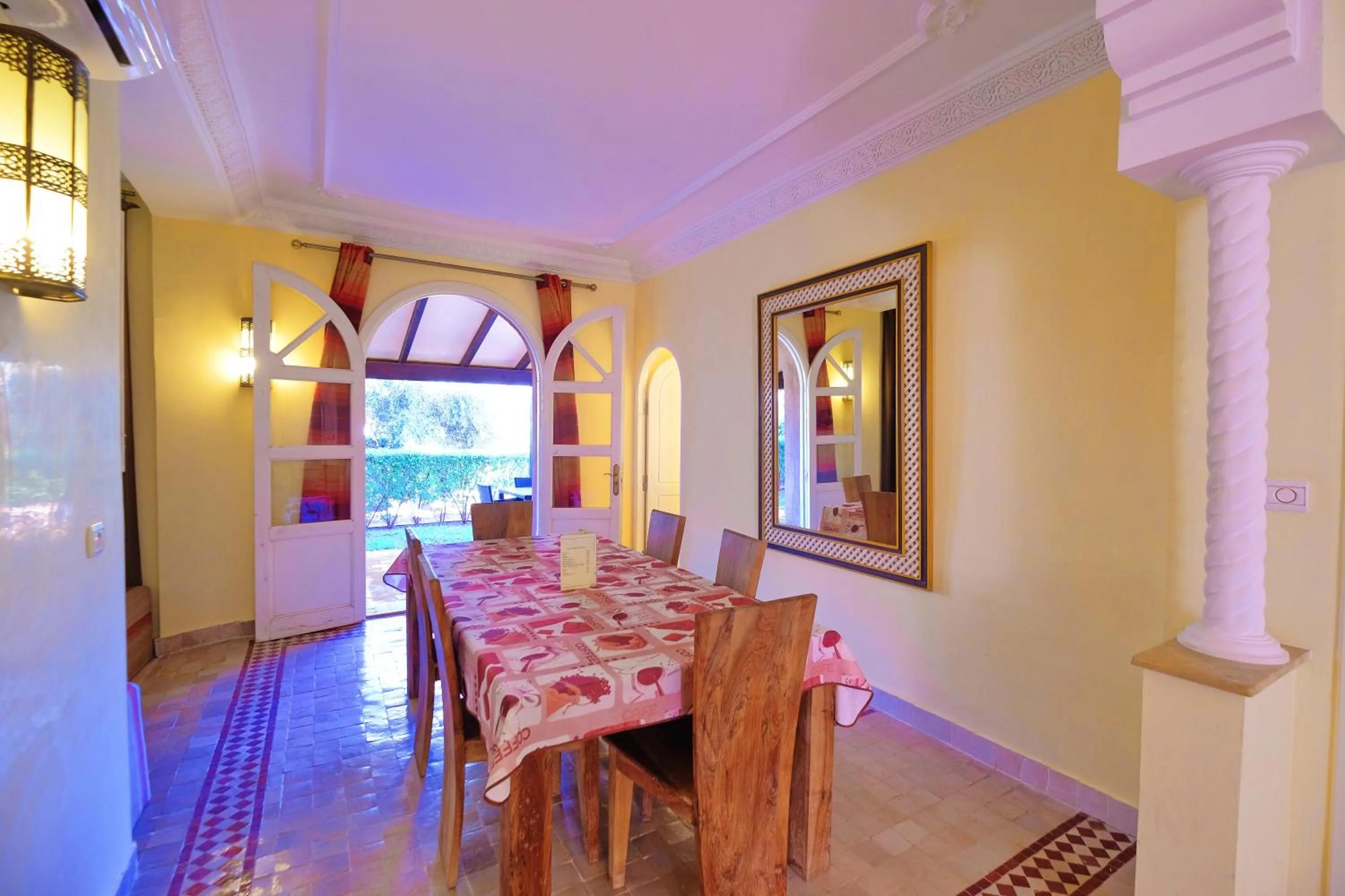 Living room in Hacienda Marrakech