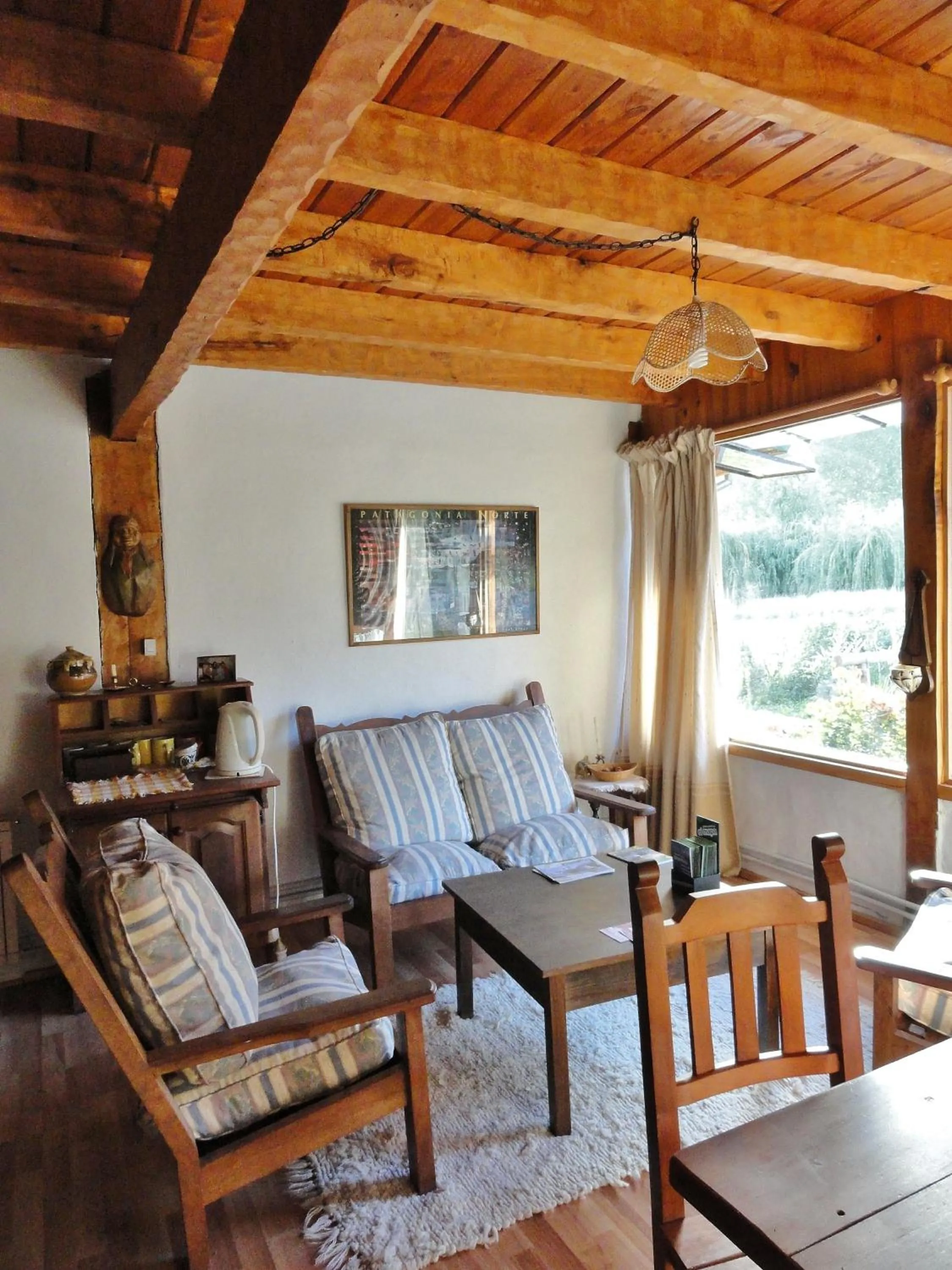 Living room in Las Vertientes Lodge